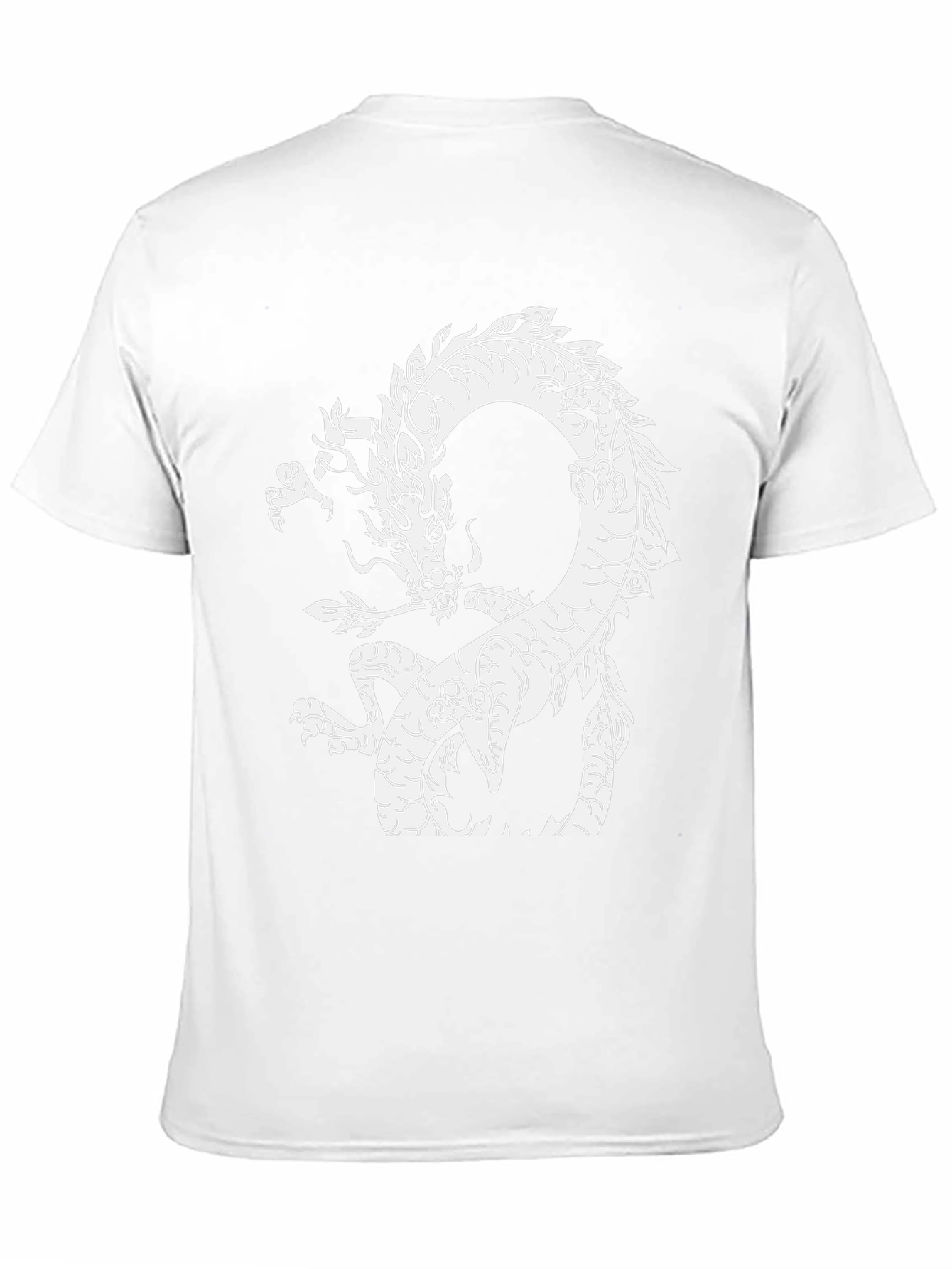 Dragon Graphic Tee - Black Cotton T-Shirt