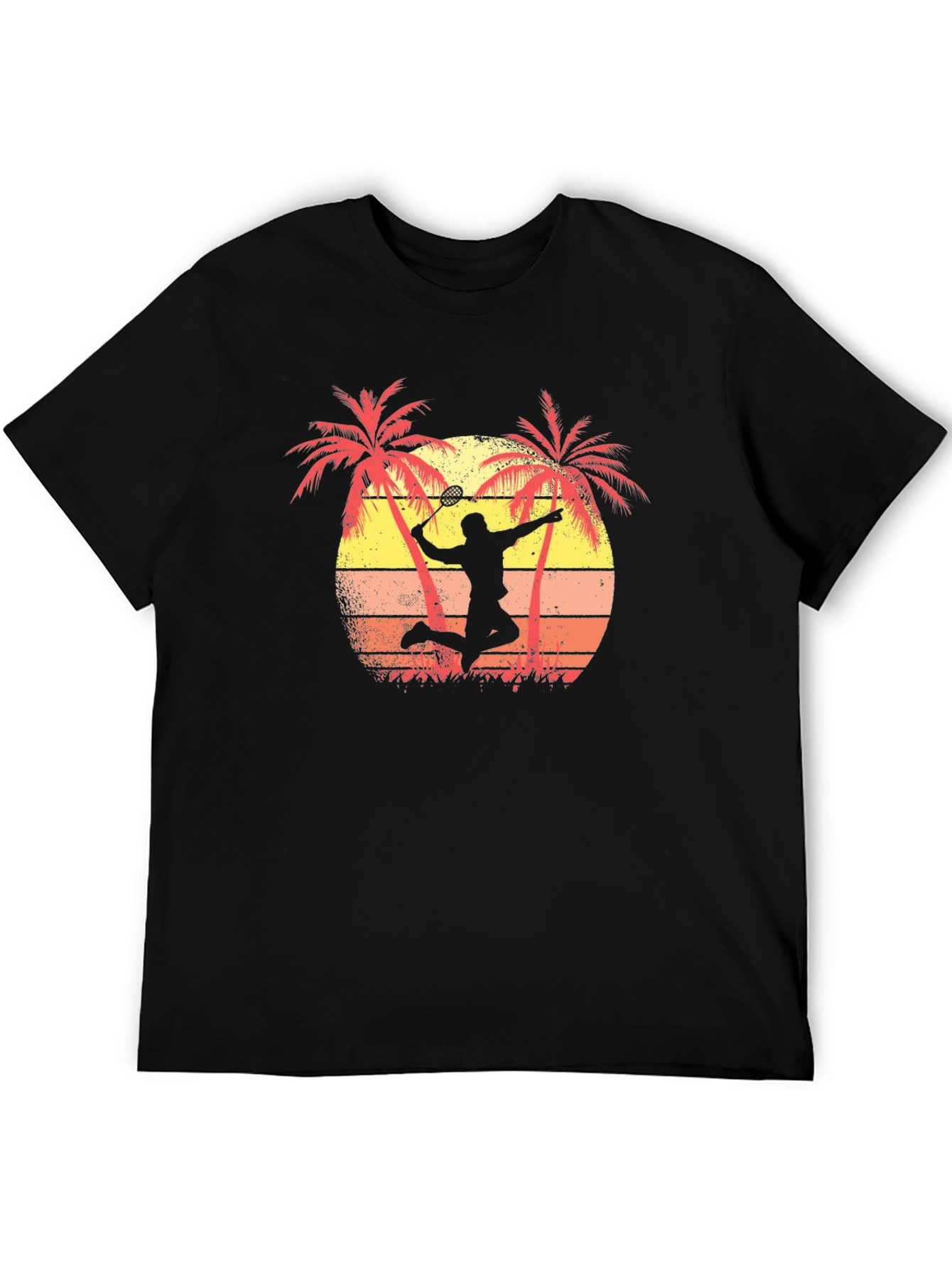 Badminton Sunset Graphic Tee