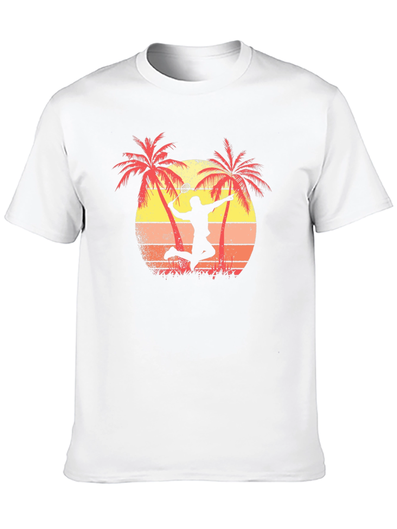 Badminton Sunset Graphic Tee