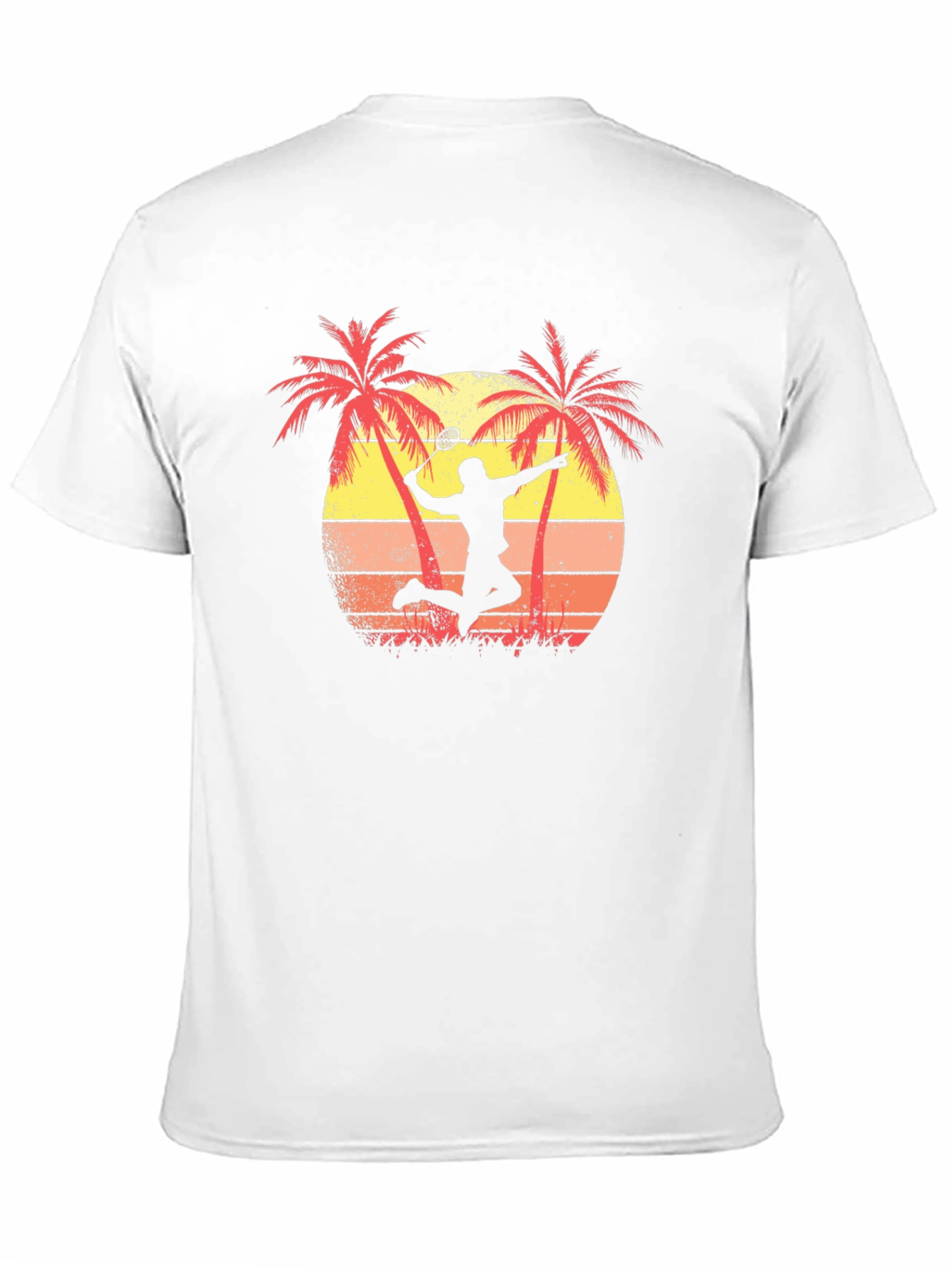 Badminton Sunset Graphic Tee