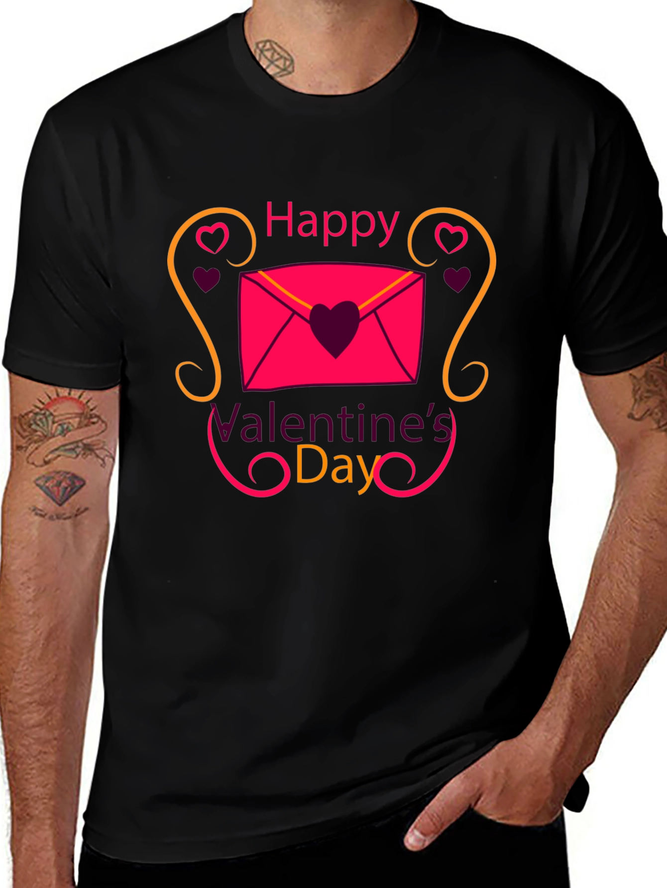 Happy Valentines Day Graphic Tee Shirt