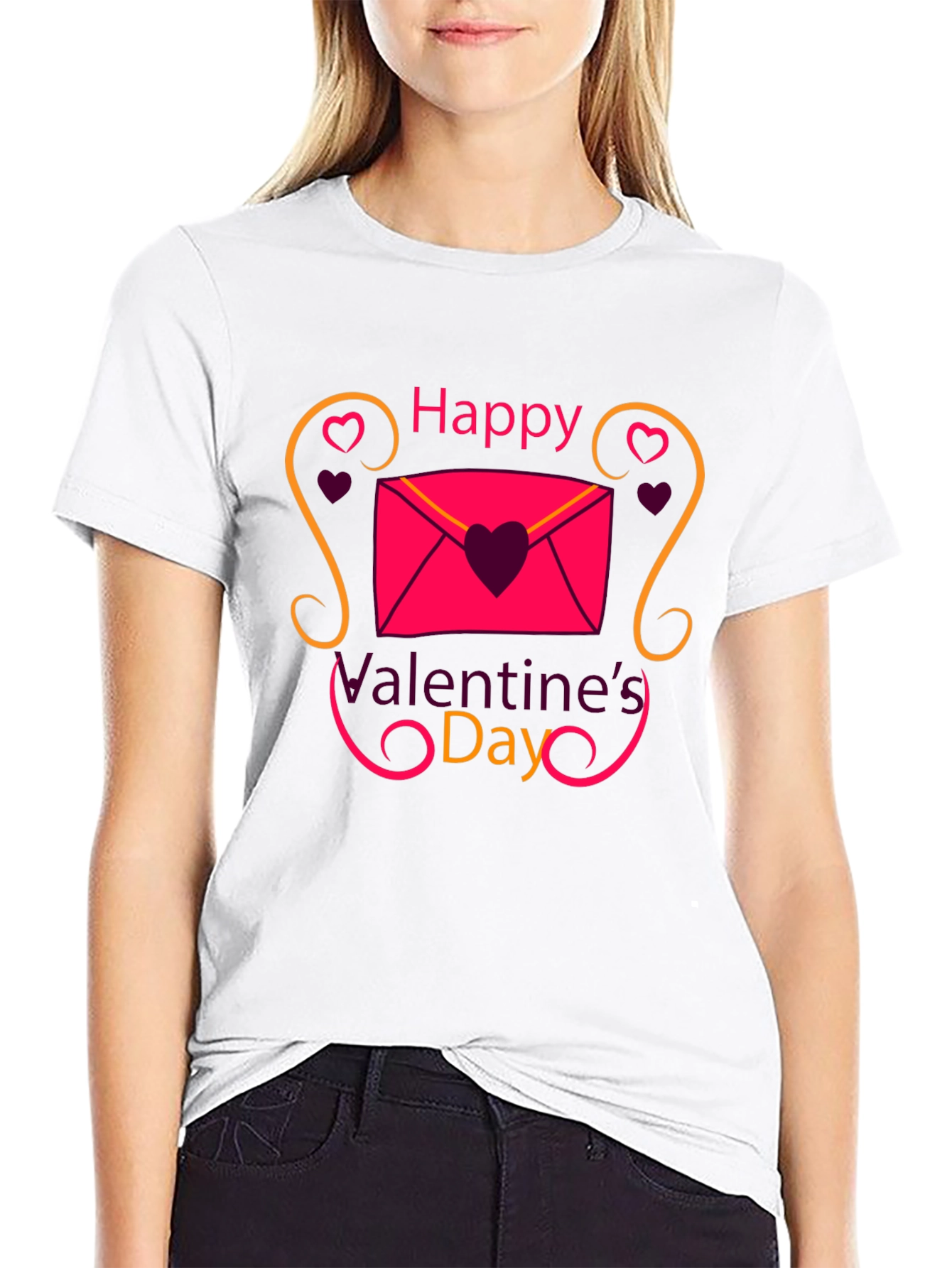Happy Valentines Day Graphic Tee Shirt