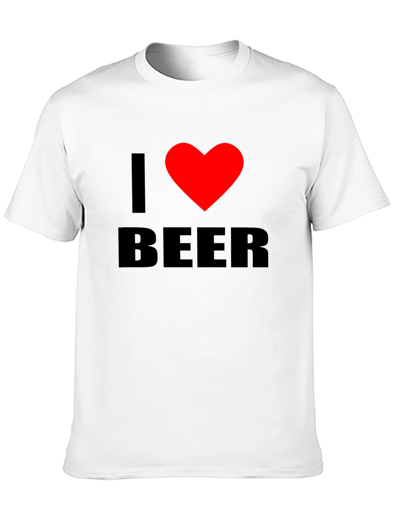 I Heart Beer Black T-Shirt