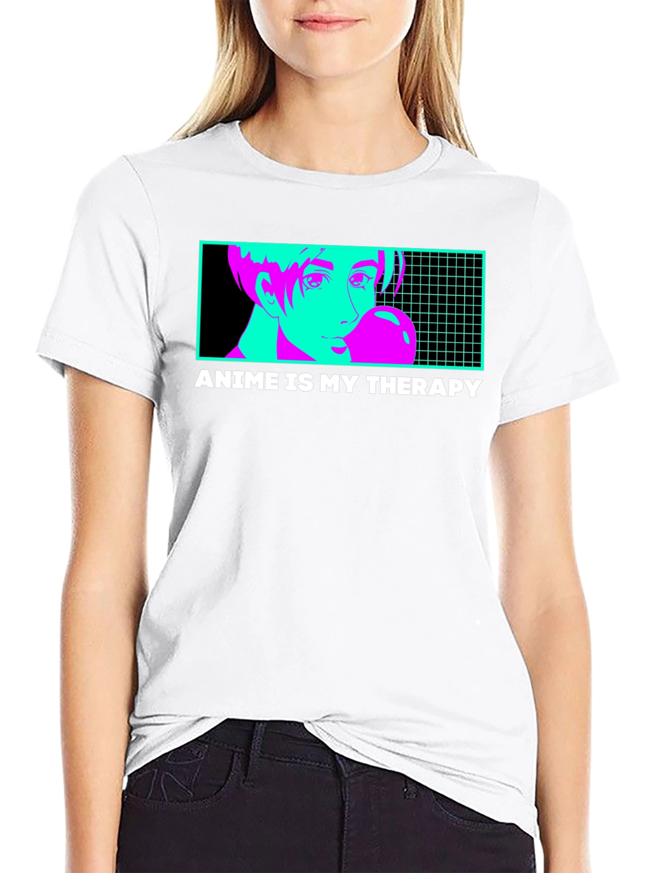 Anime Therapy T-Shirt - Unique Graphic Tee