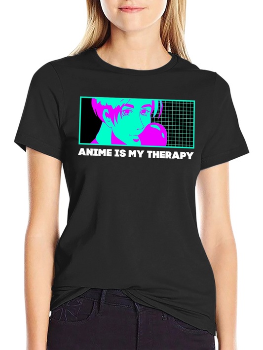 Anime Therapy T-Shirt - Unique Graphic Tee