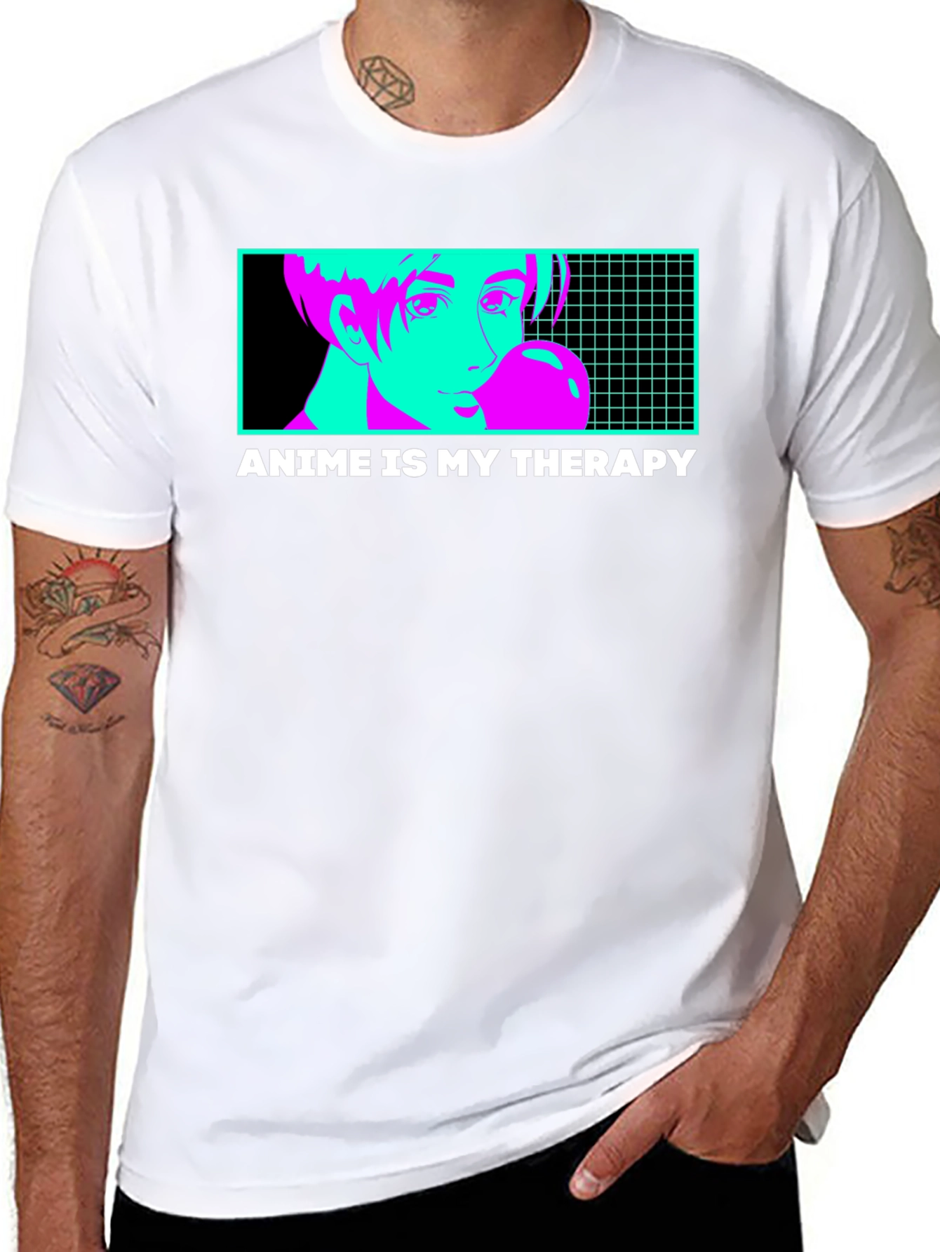 Anime Therapy T-Shirt - Unique Graphic Tee