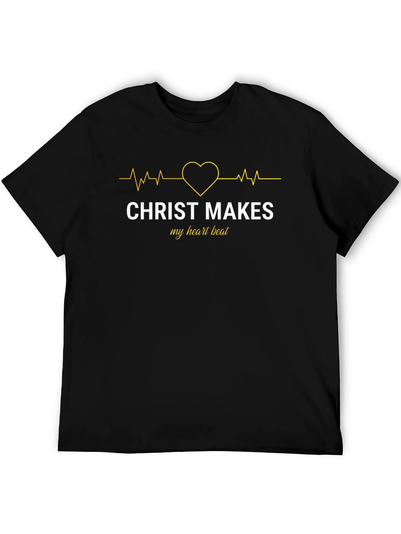 Christ Makes My Heart Beat Graphic Tee