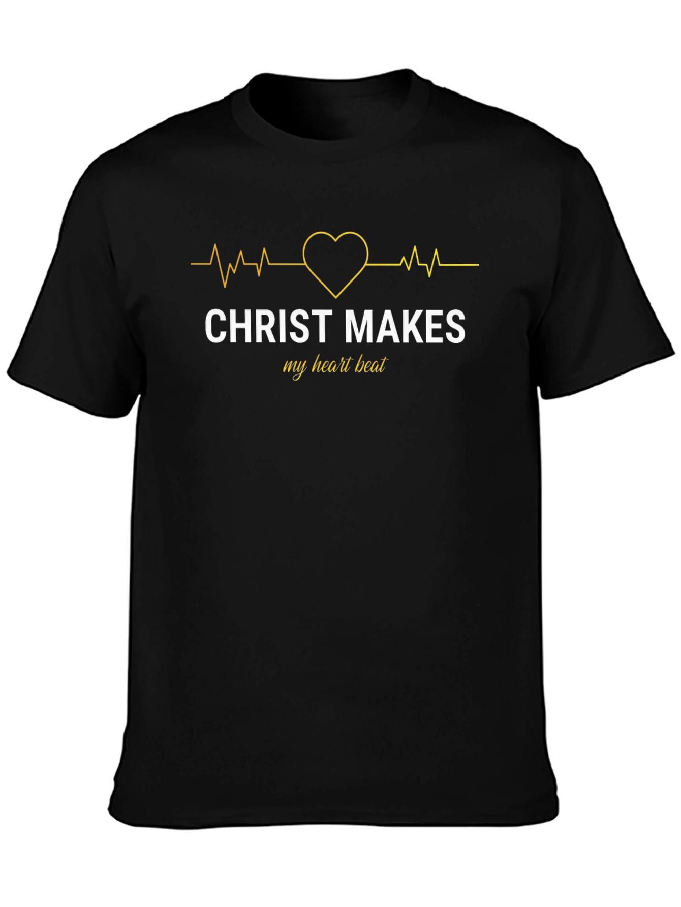 Christ Makes My Heart Beat Graphic Tee