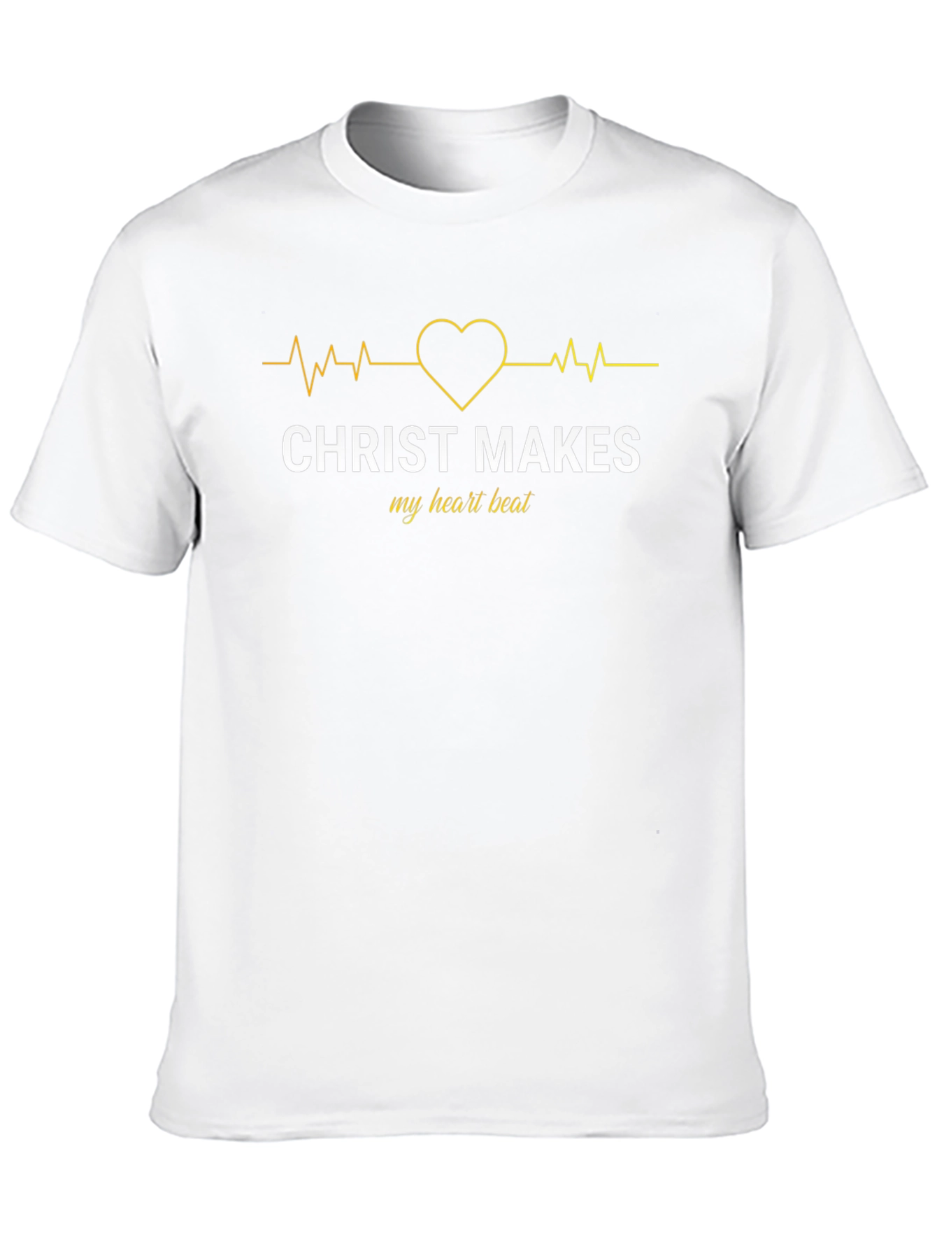 Christ Makes My Heart Beat Graphic Tee