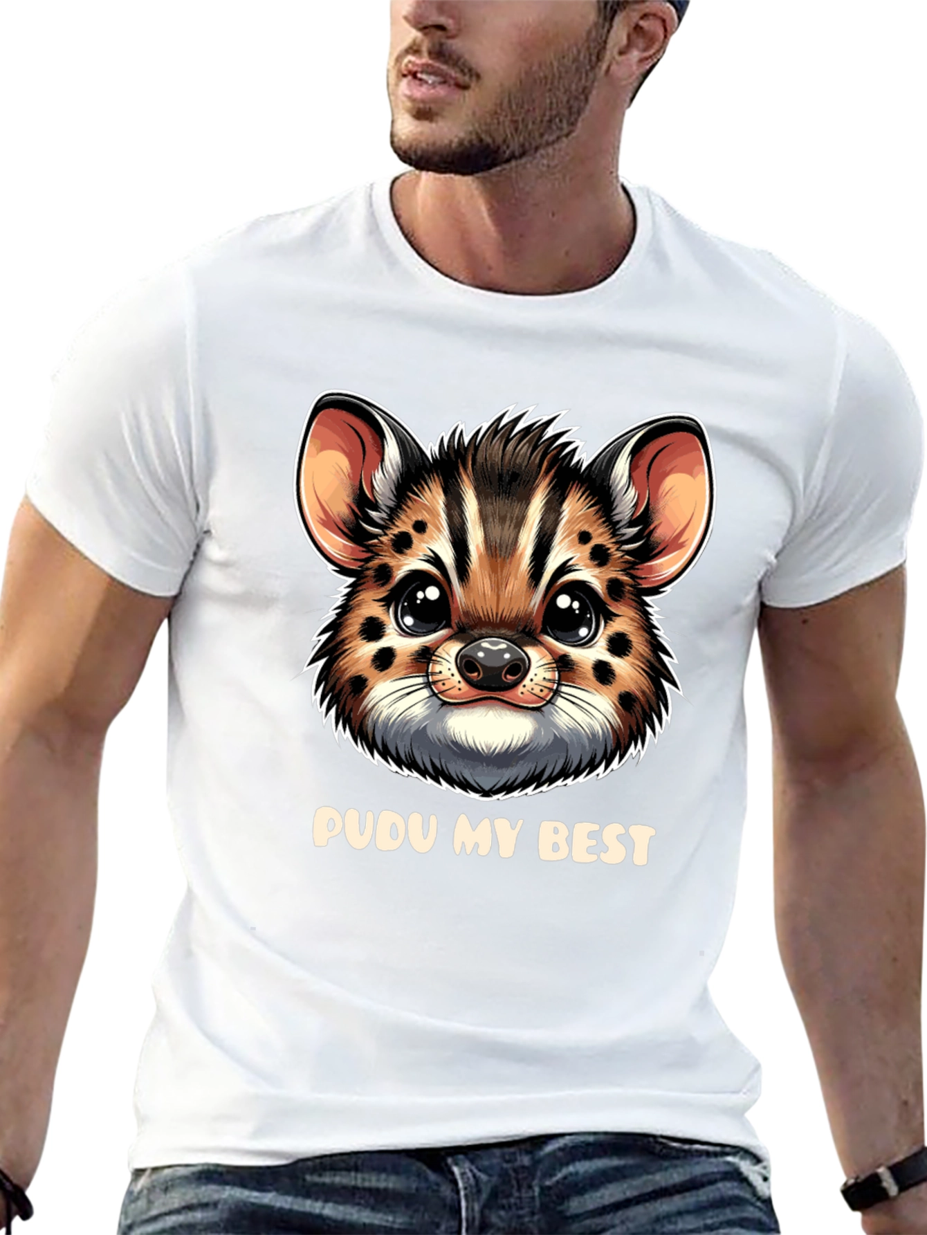 Pudu My Best Black T-Shirt
