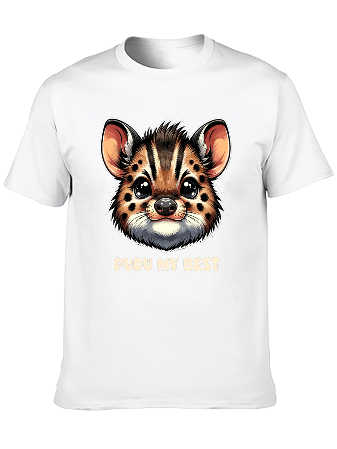 Pudu My Best Black T-Shirt