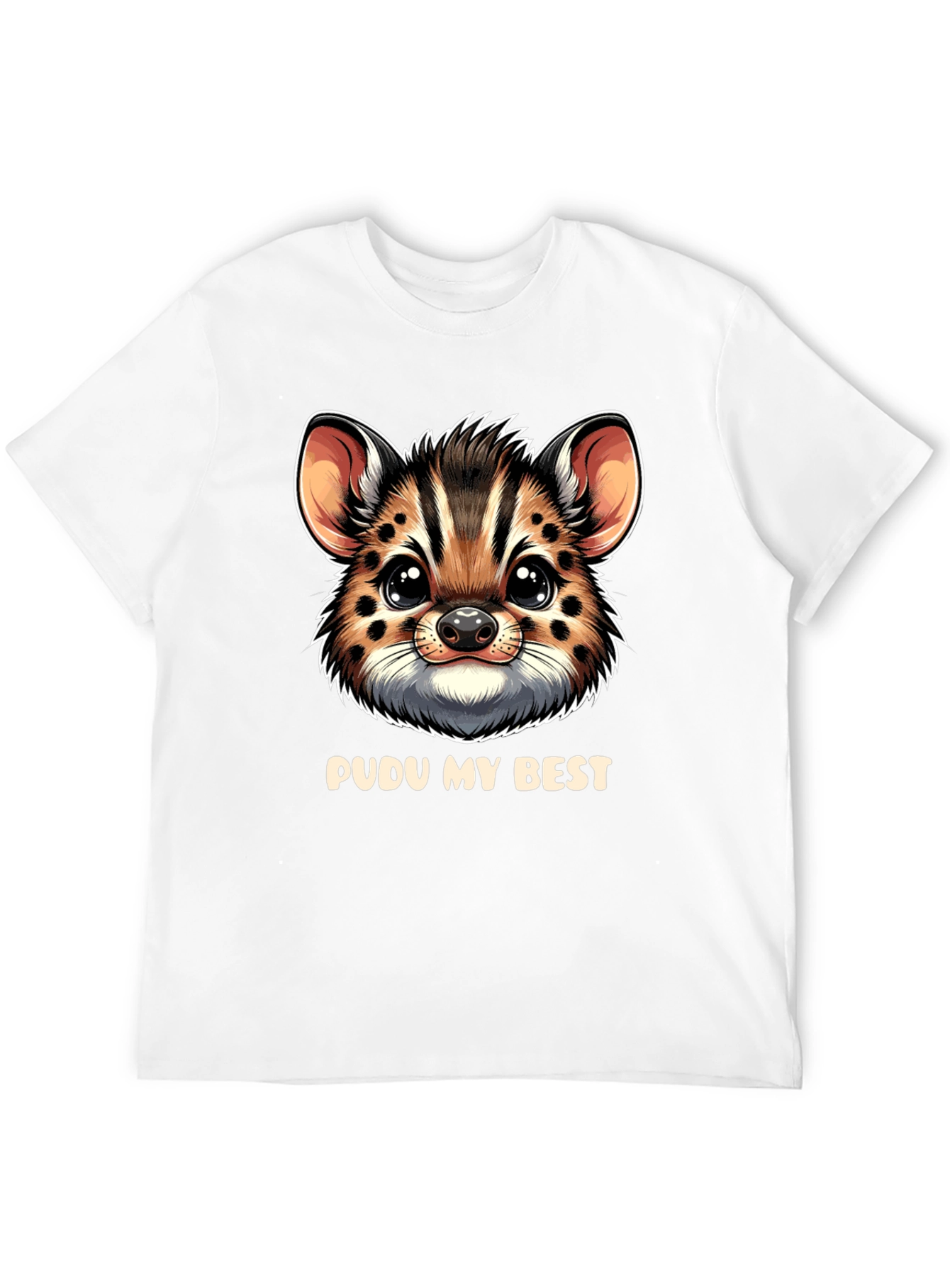 Pudu My Best Black T-Shirt