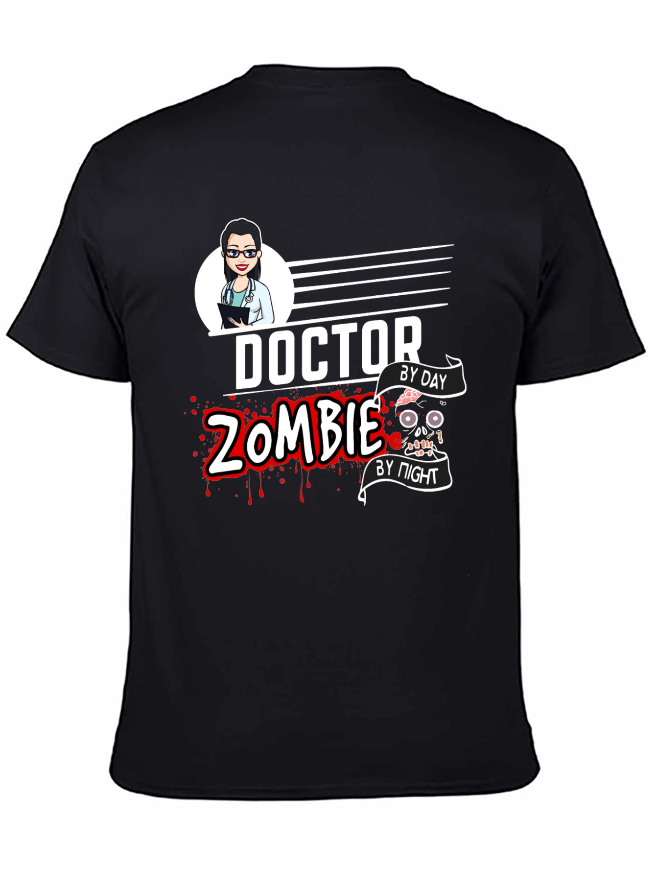 Doctor Zombie T-Shirt - Day to Night Fun