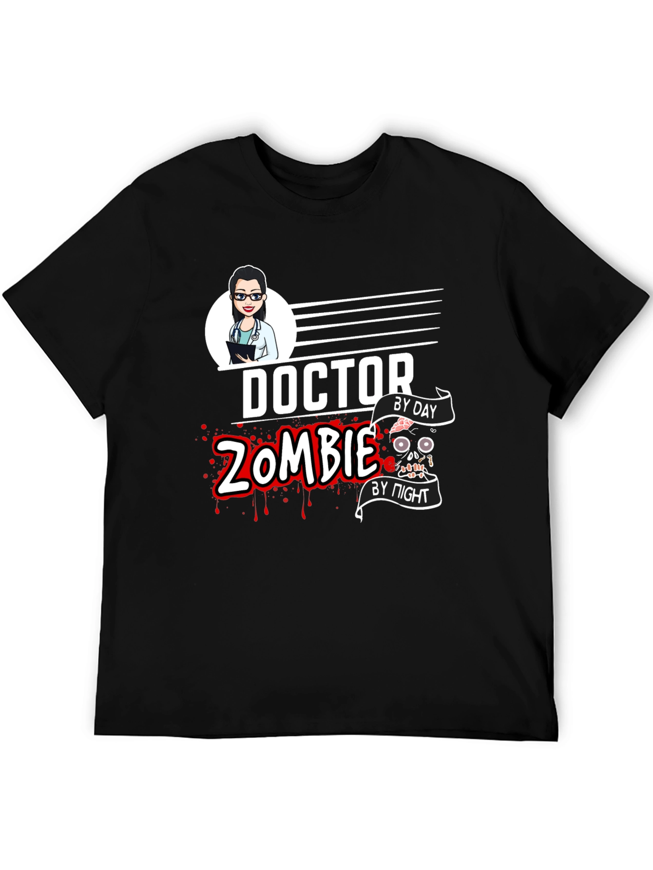 Doctor Zombie T-Shirt - Day to Night Fun