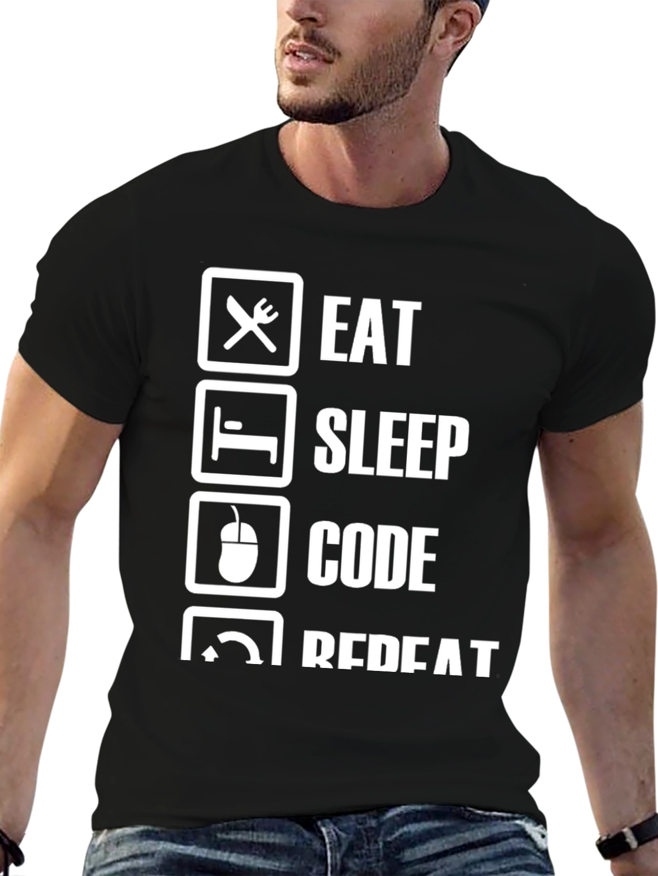 Eat Sleep Code Repeat T-Shirt