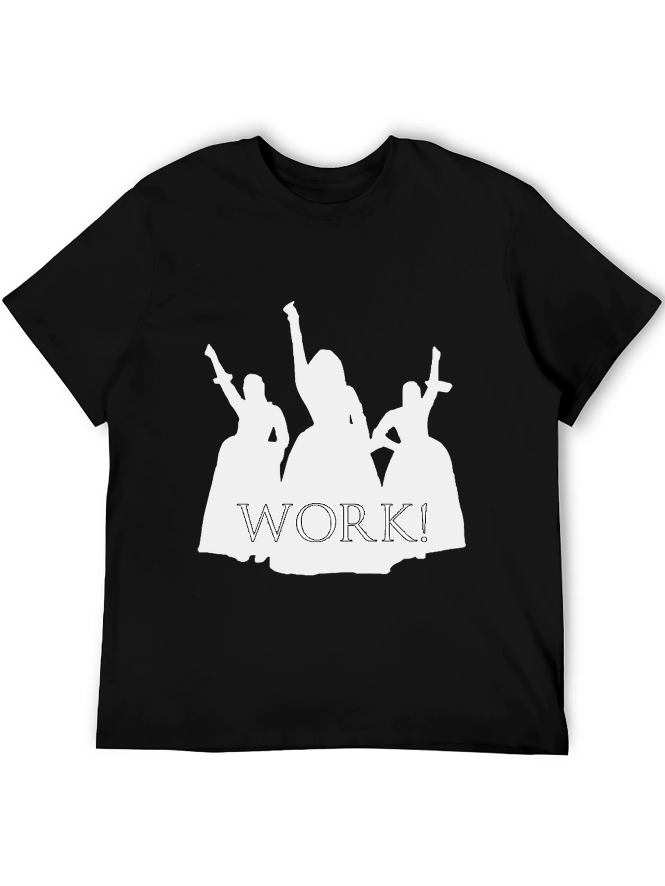 Hamilton Sisters Work! Black Graphic Tee