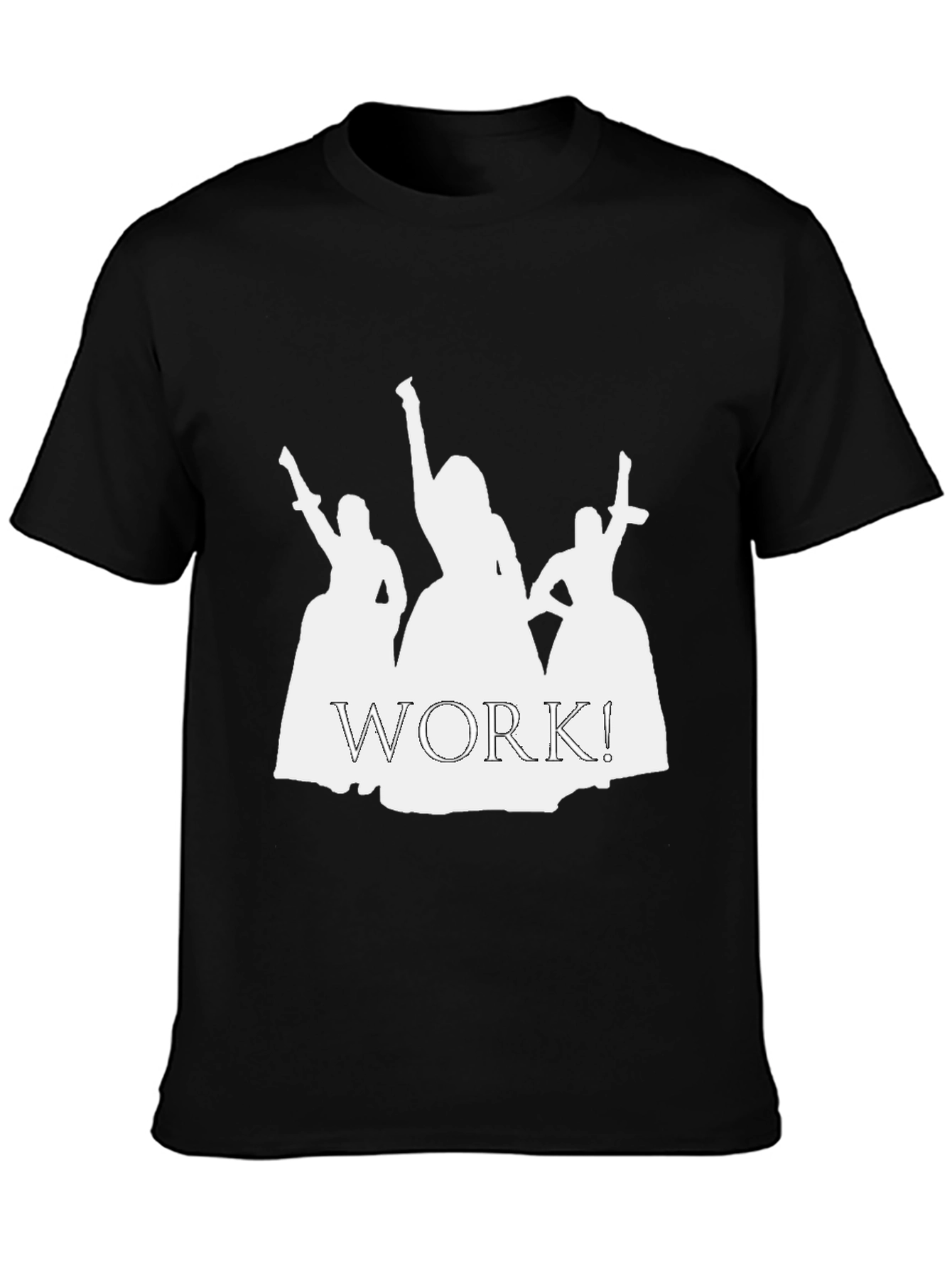 Hamilton Sisters Work! Black Graphic Tee