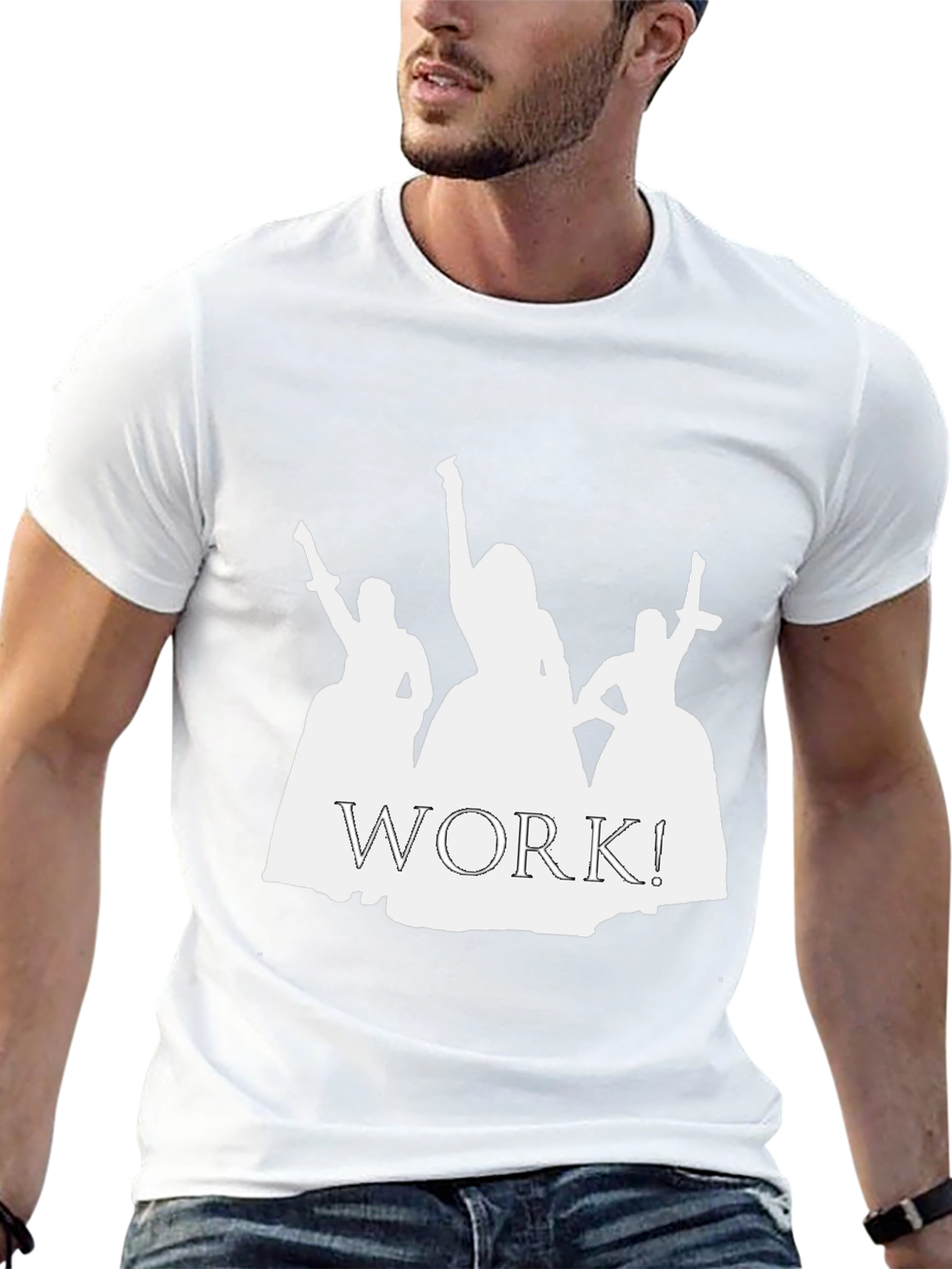 Hamilton Sisters Work! Black Graphic Tee