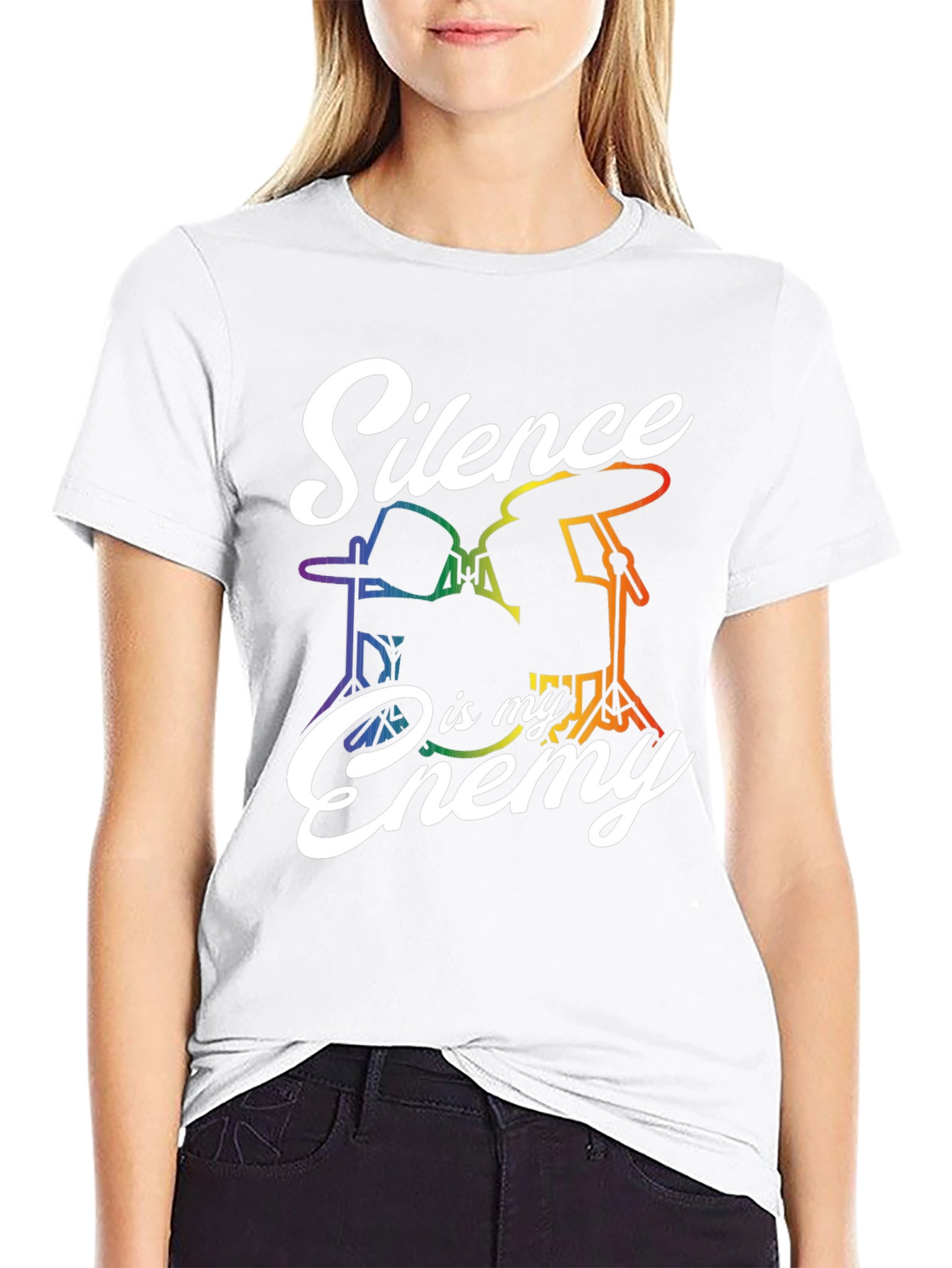 Silence Is My Enemy Drummer Pride T-Shirt