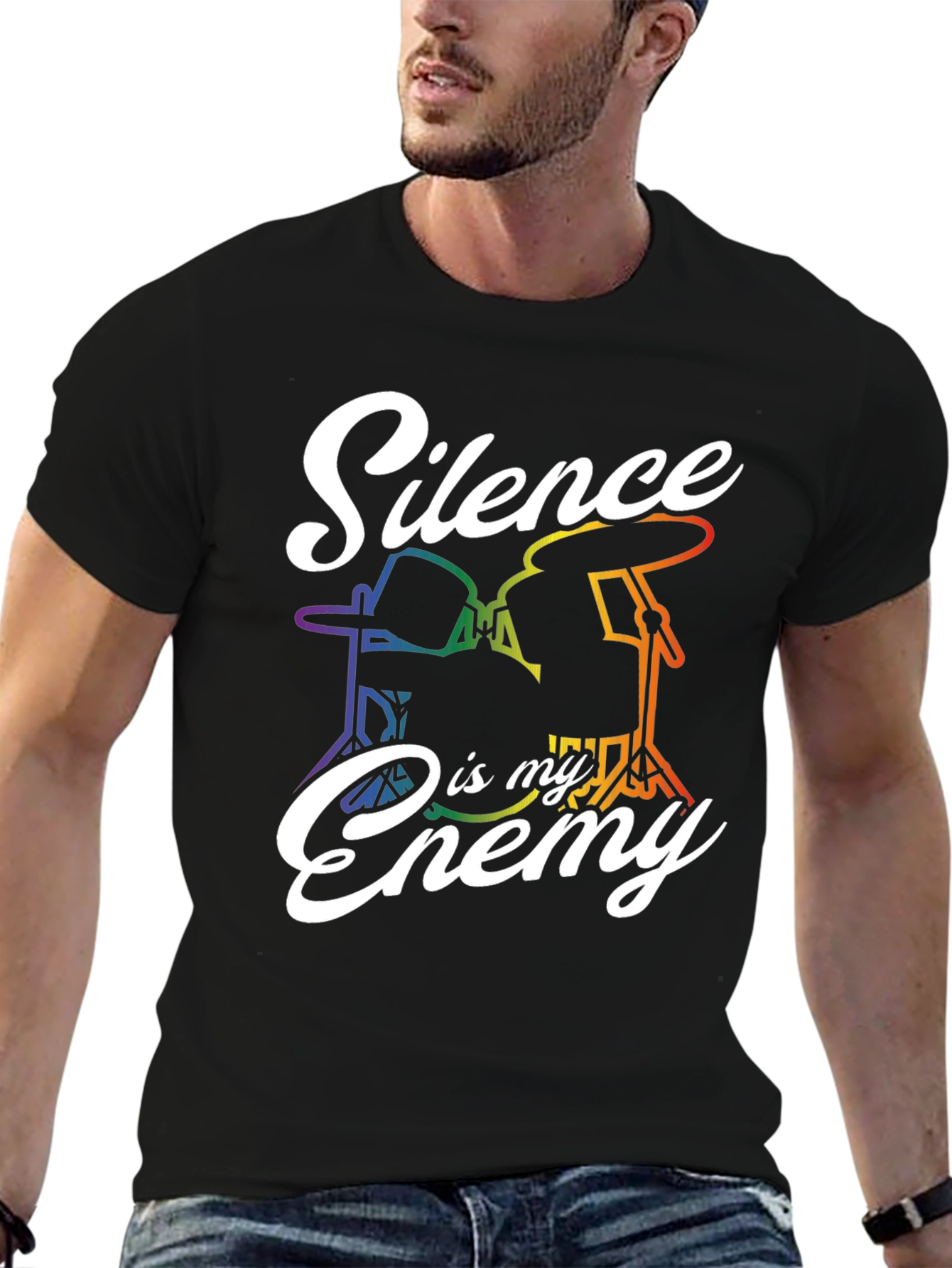 Silence Is My Enemy Drummer Pride T-Shirt
