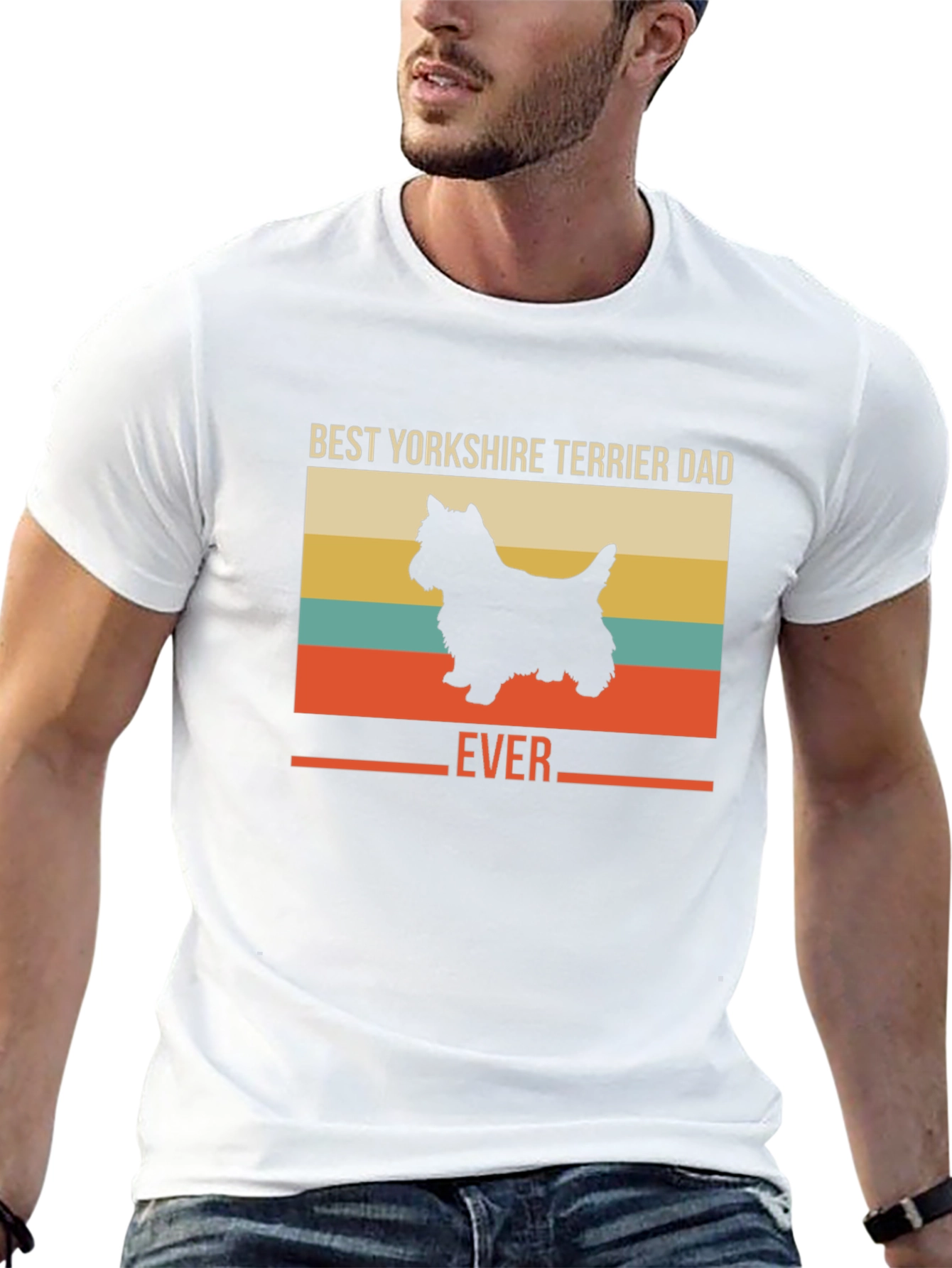 Best Yorkshire Terrier Dad Ever T-Shirt