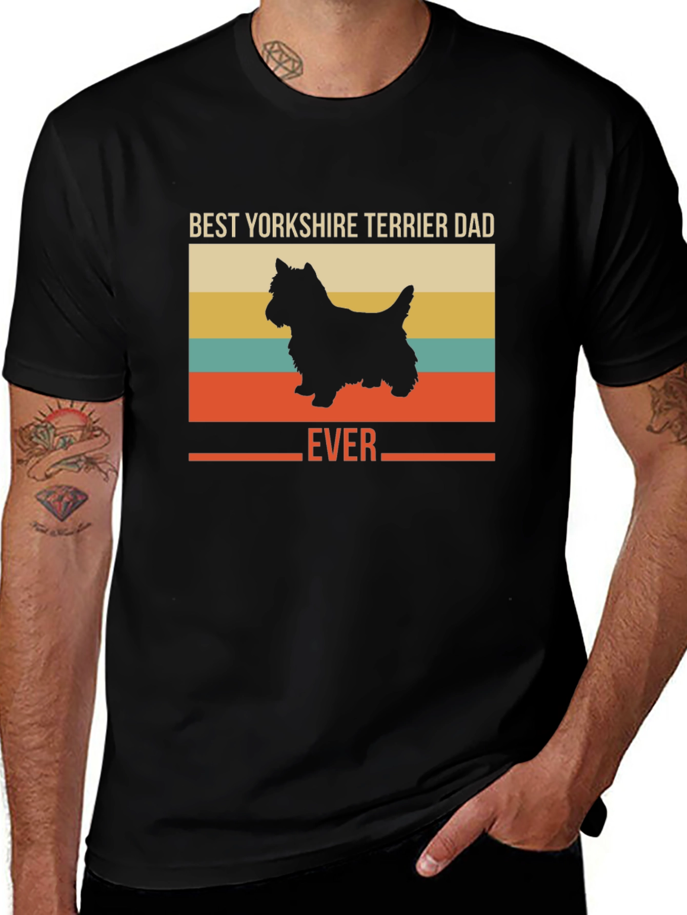 Best Yorkshire Terrier Dad Ever T-Shirt