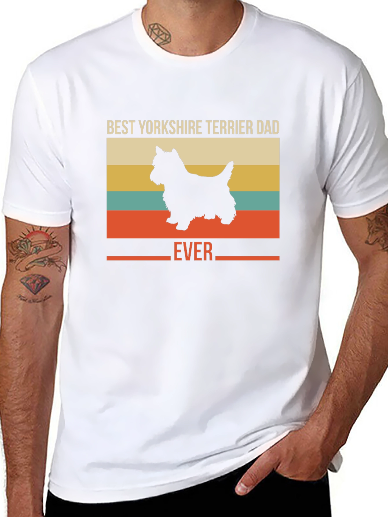 Best Yorkshire Terrier Dad Ever T-Shirt