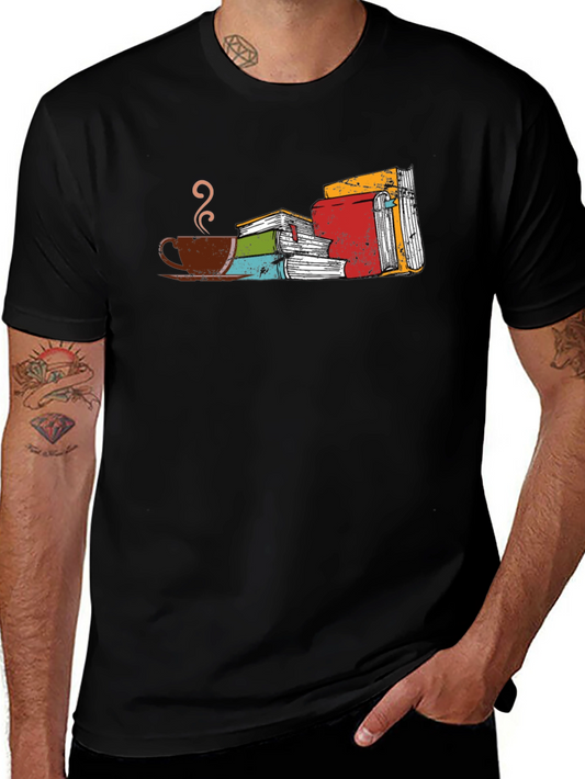 Book Lovers Coffee Tee - Relax & Read in Style