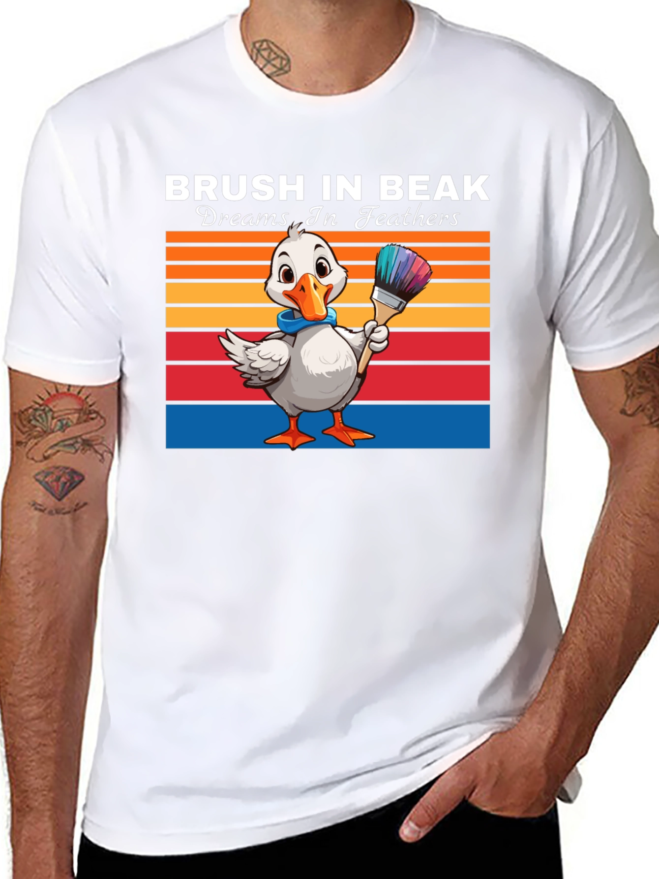 Brush in Beak T-shirt