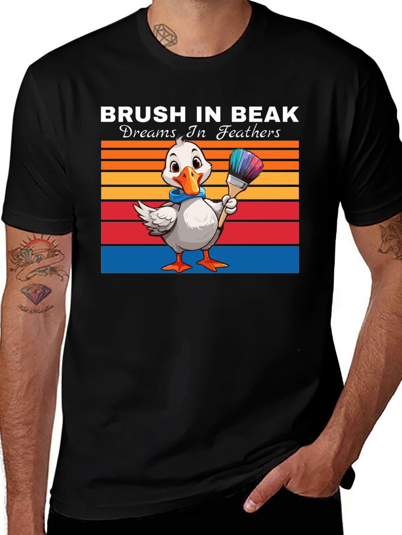 Brush in Beak T-shirt