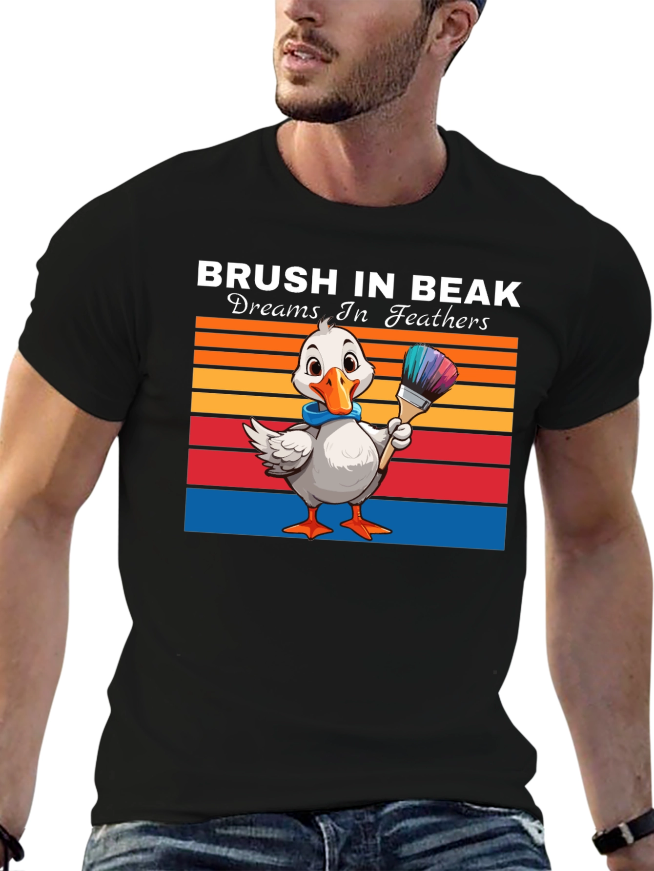 Brush in Beak T-shirt