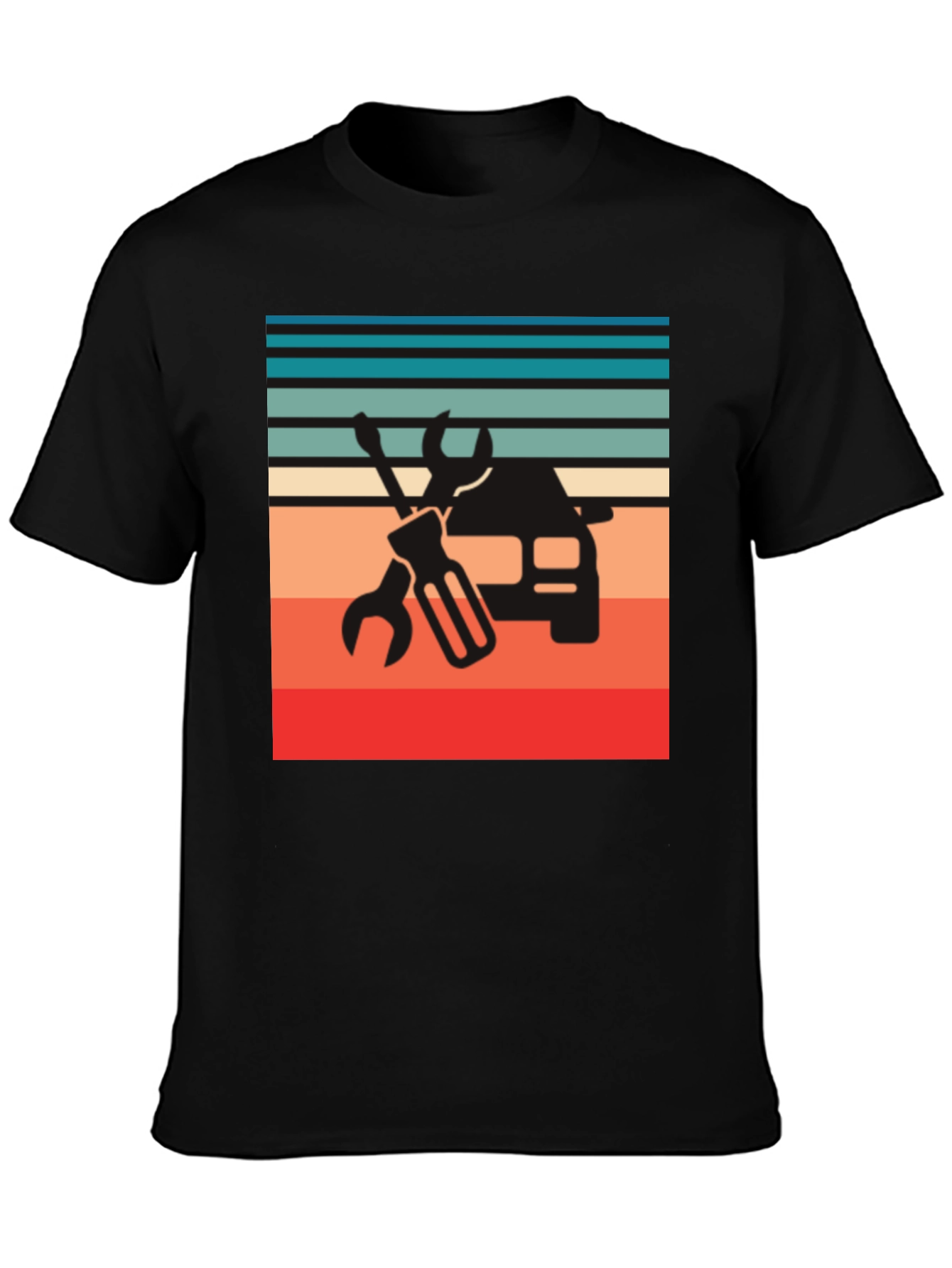 Retro Mechanic Tee - Car Repair T-Shirt