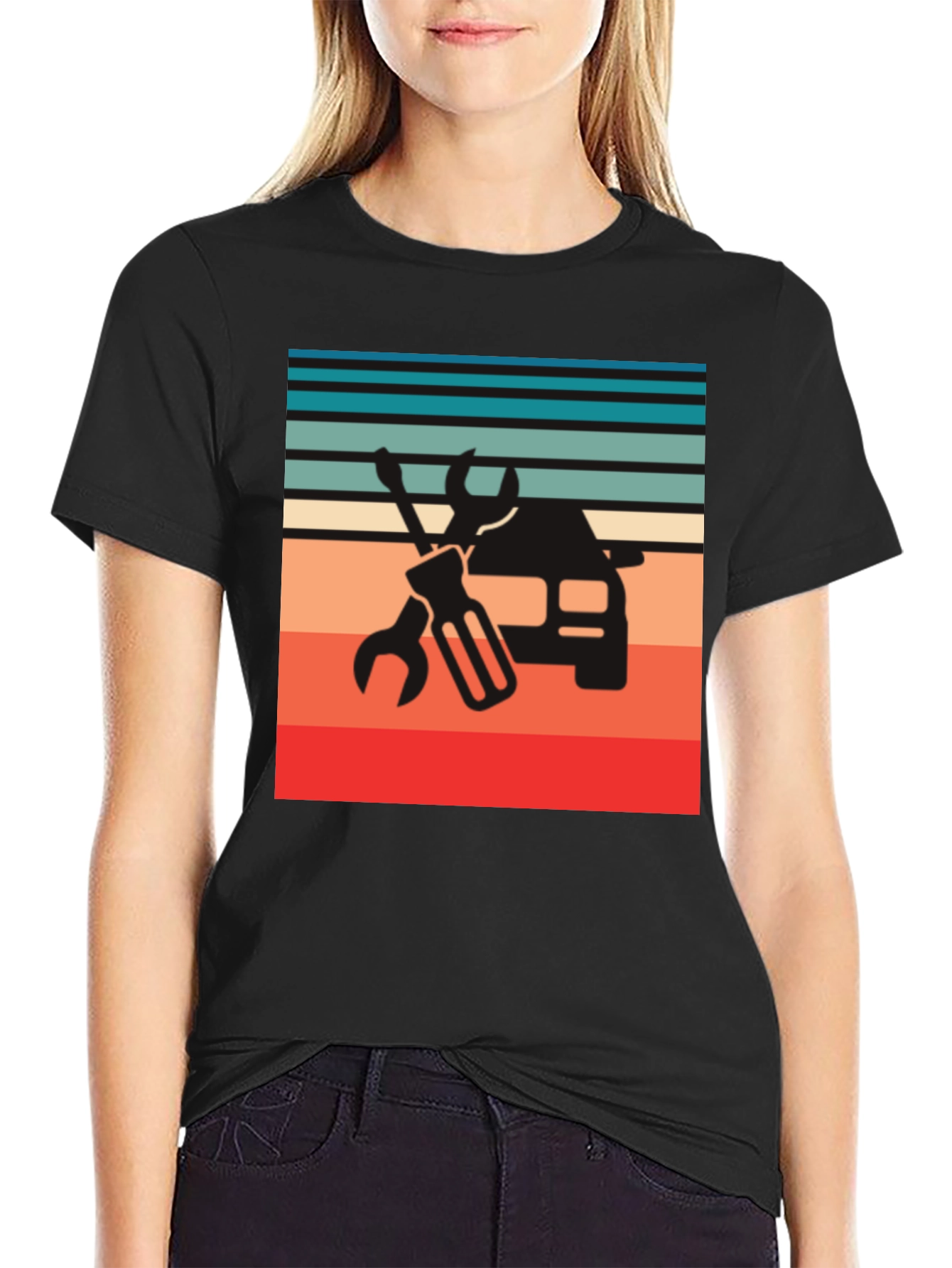 Retro Mechanic Tee - Car Repair T-Shirt