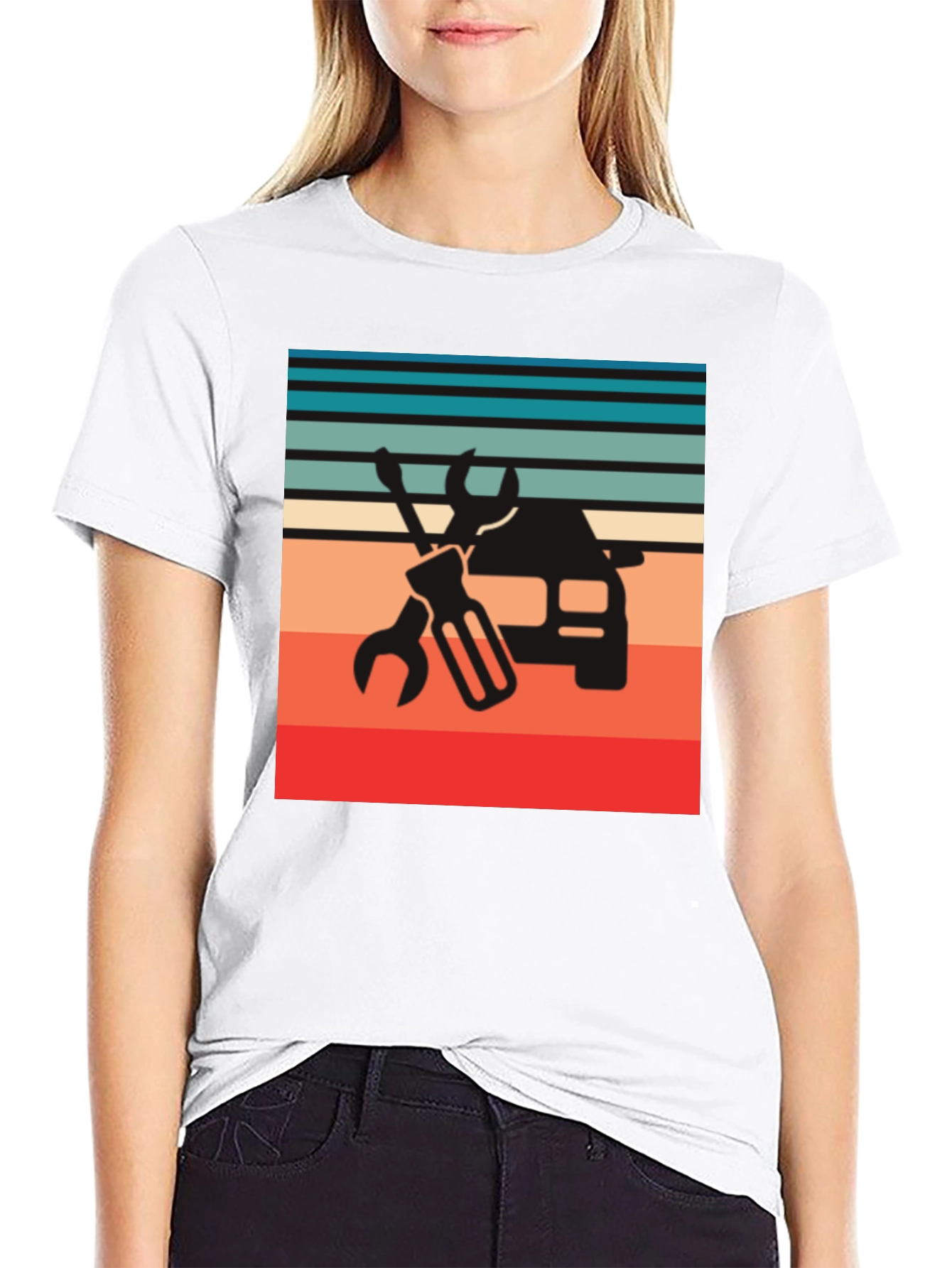 Retro Mechanic Tee - Car Repair T-Shirt