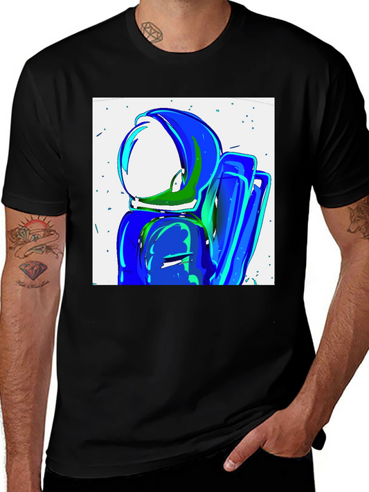 Astronaut Graphic T-Shirt - Trendy Space Design