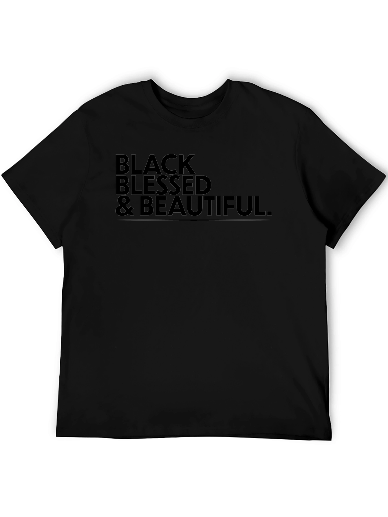 Black Blessed & Beautiful Graphic Tee