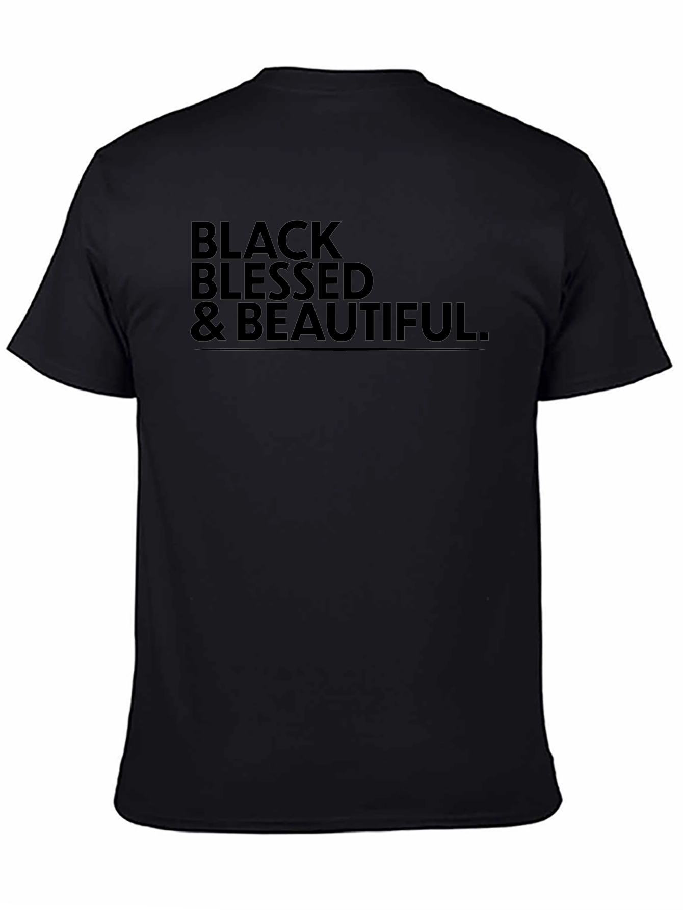 Black Blessed & Beautiful Graphic Tee