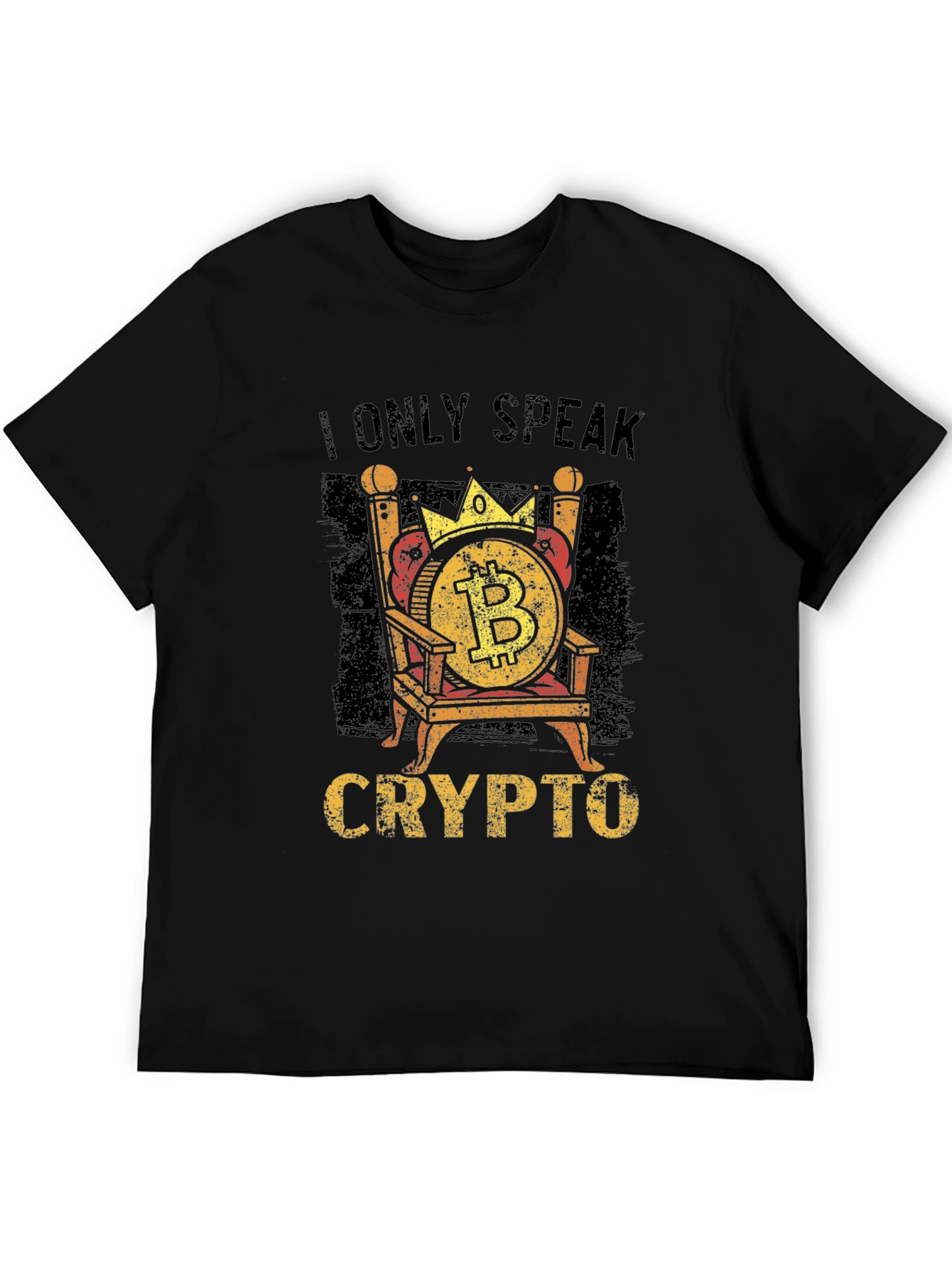 I Only Speak Crypto Bitcoin Graphic Tee
