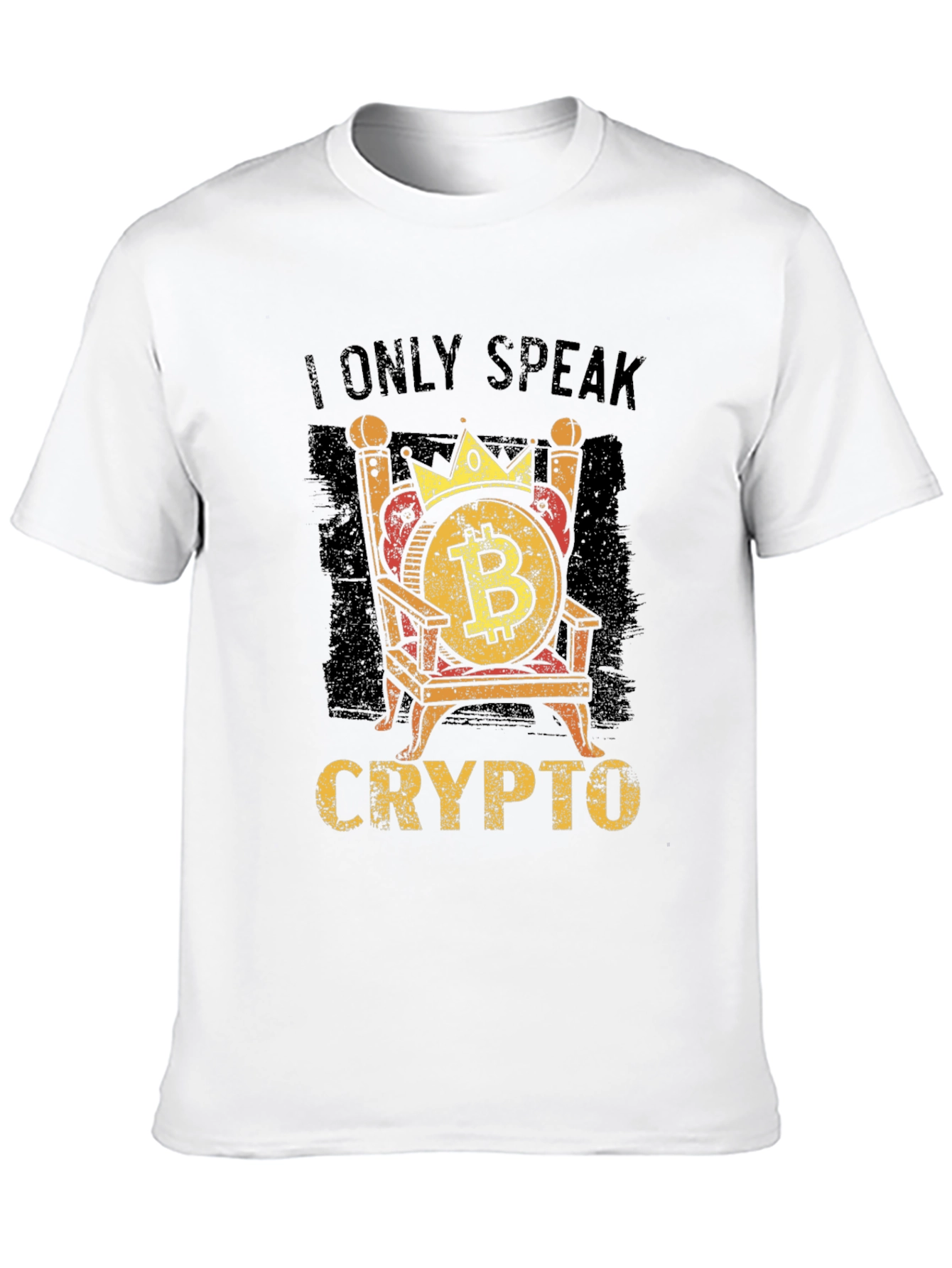 I Only Speak Crypto Bitcoin Graphic Tee