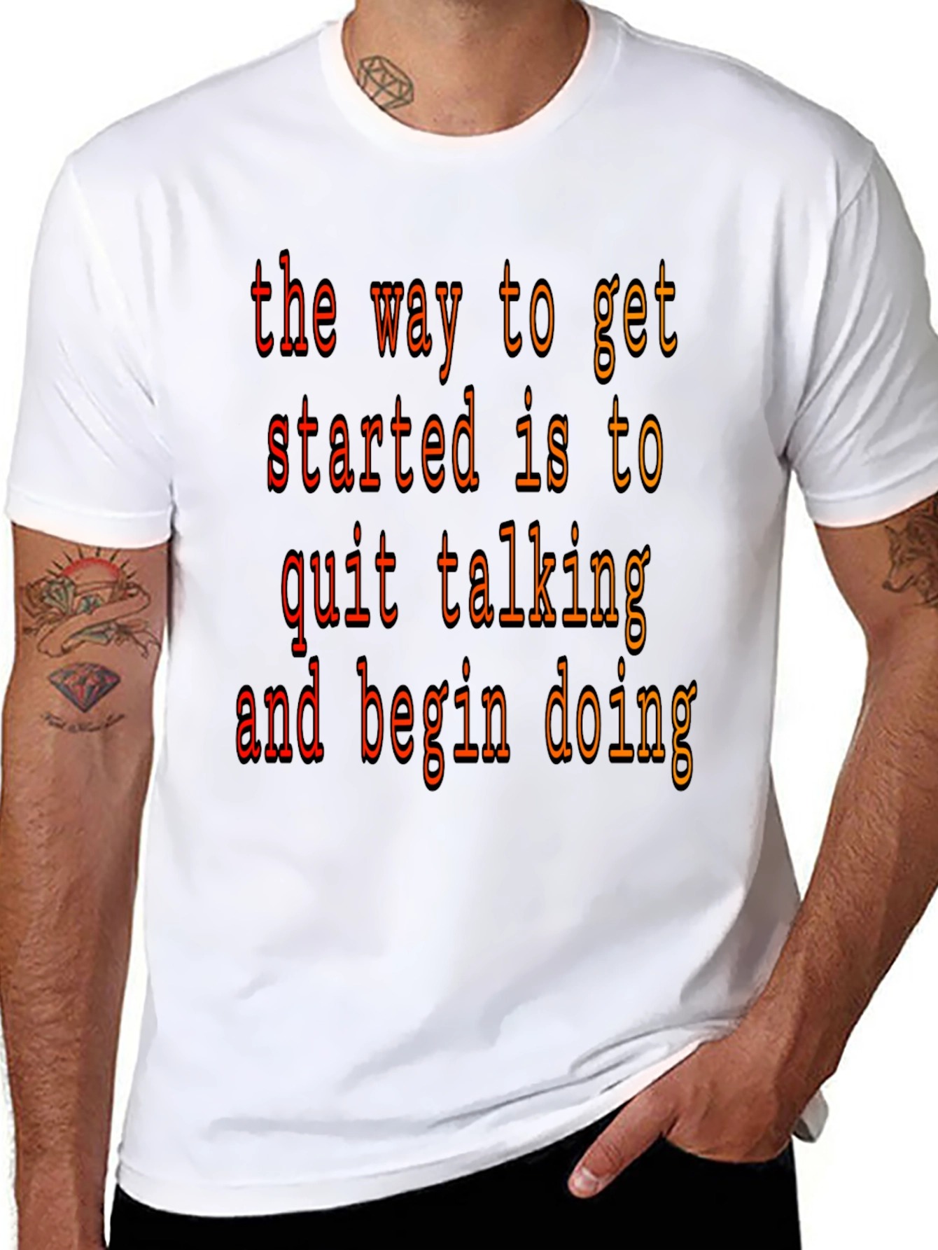 Motivational Saying Graphic T-Shirt