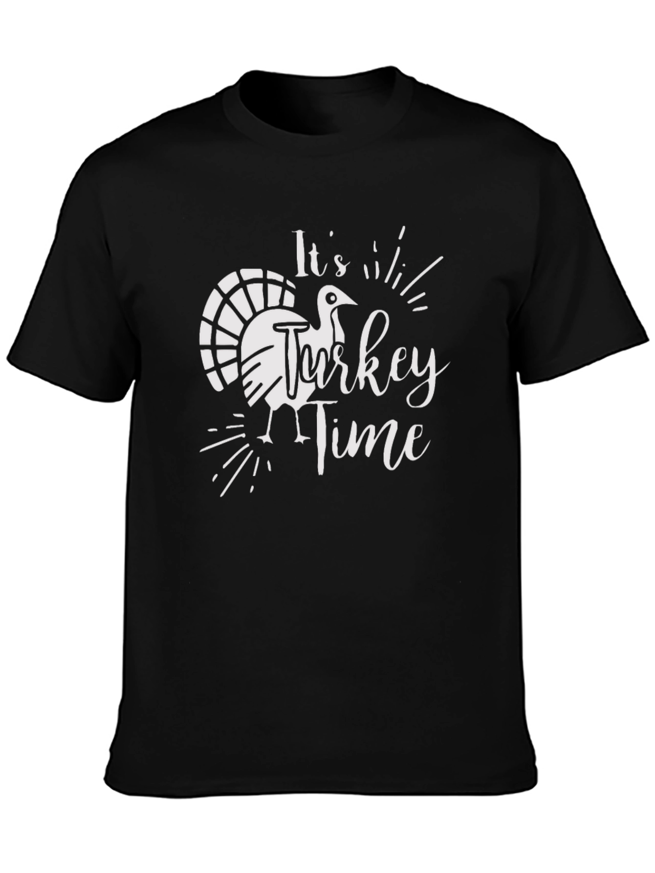 Its Turkey Time Thanksgiving Graphic Tee