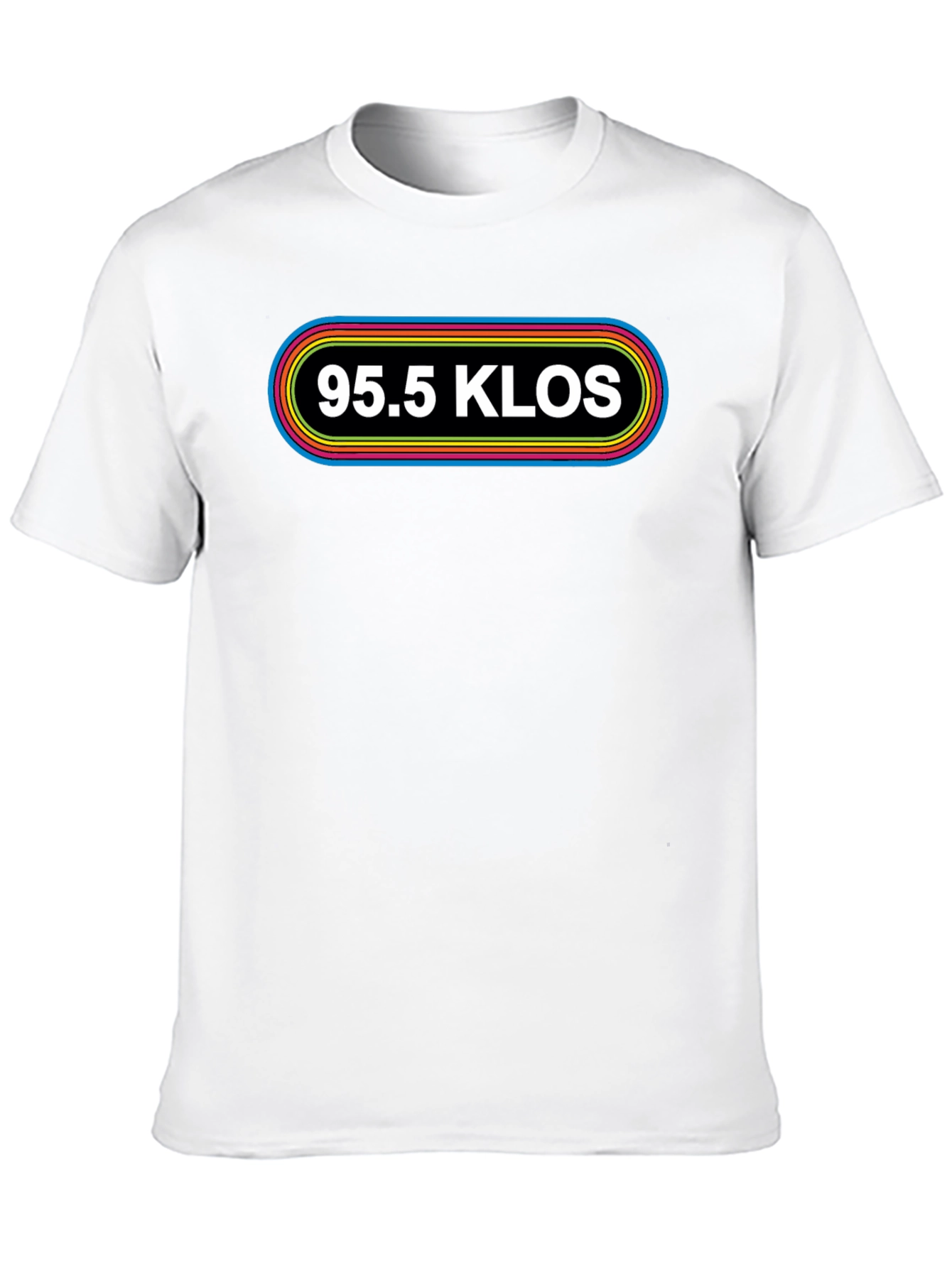 95.5 KLOS Radio Retro Style Graphic T-Shirt