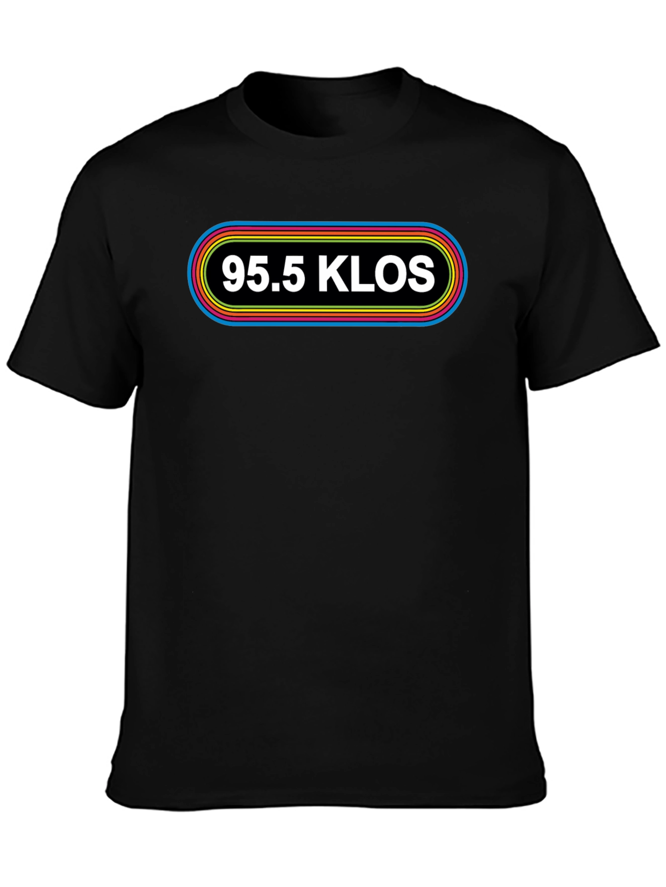 95.5 KLOS Radio Retro Style Graphic T-Shirt