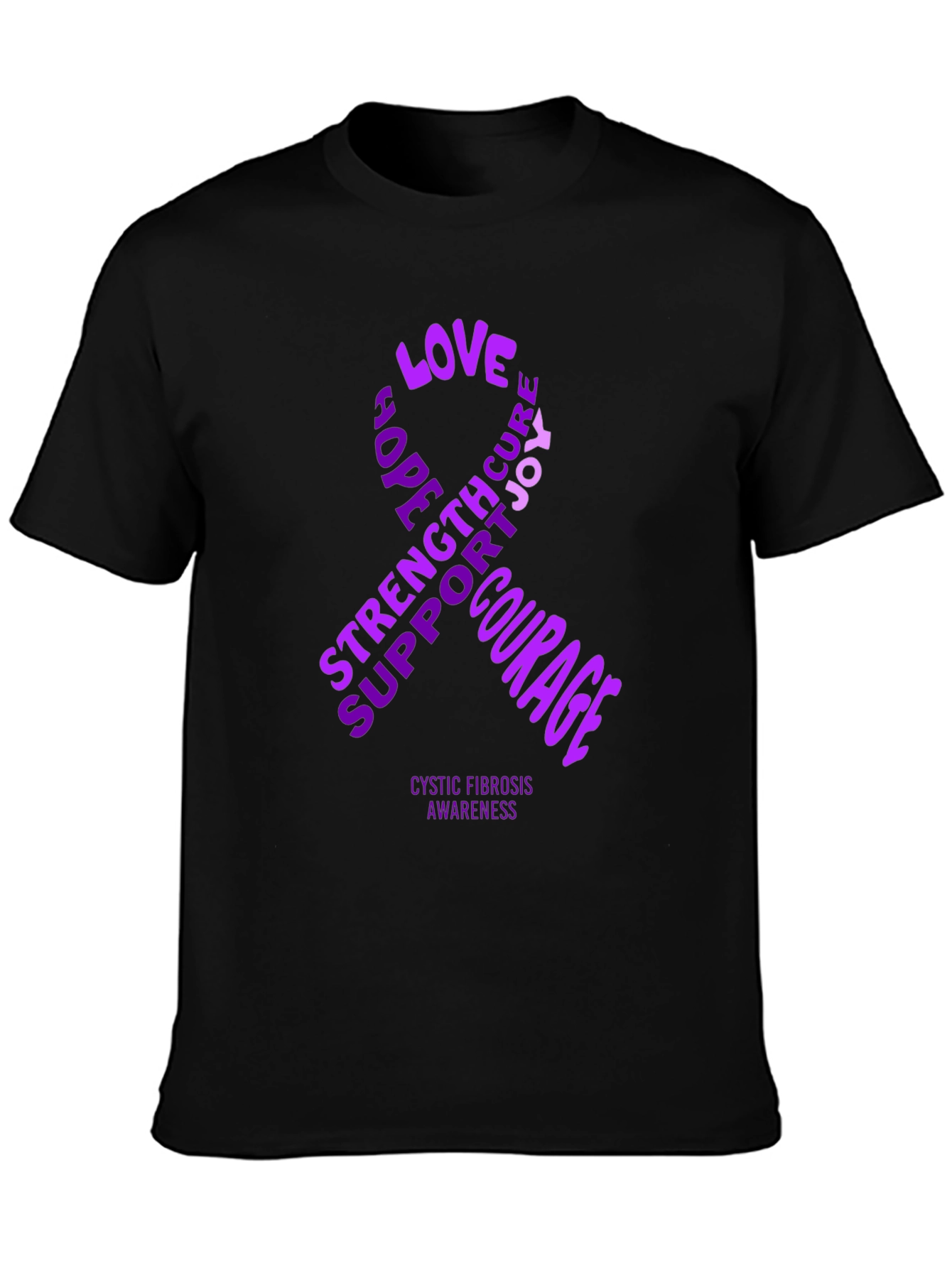Cystic Fibrosis Awareness Ribbon T-Shirt