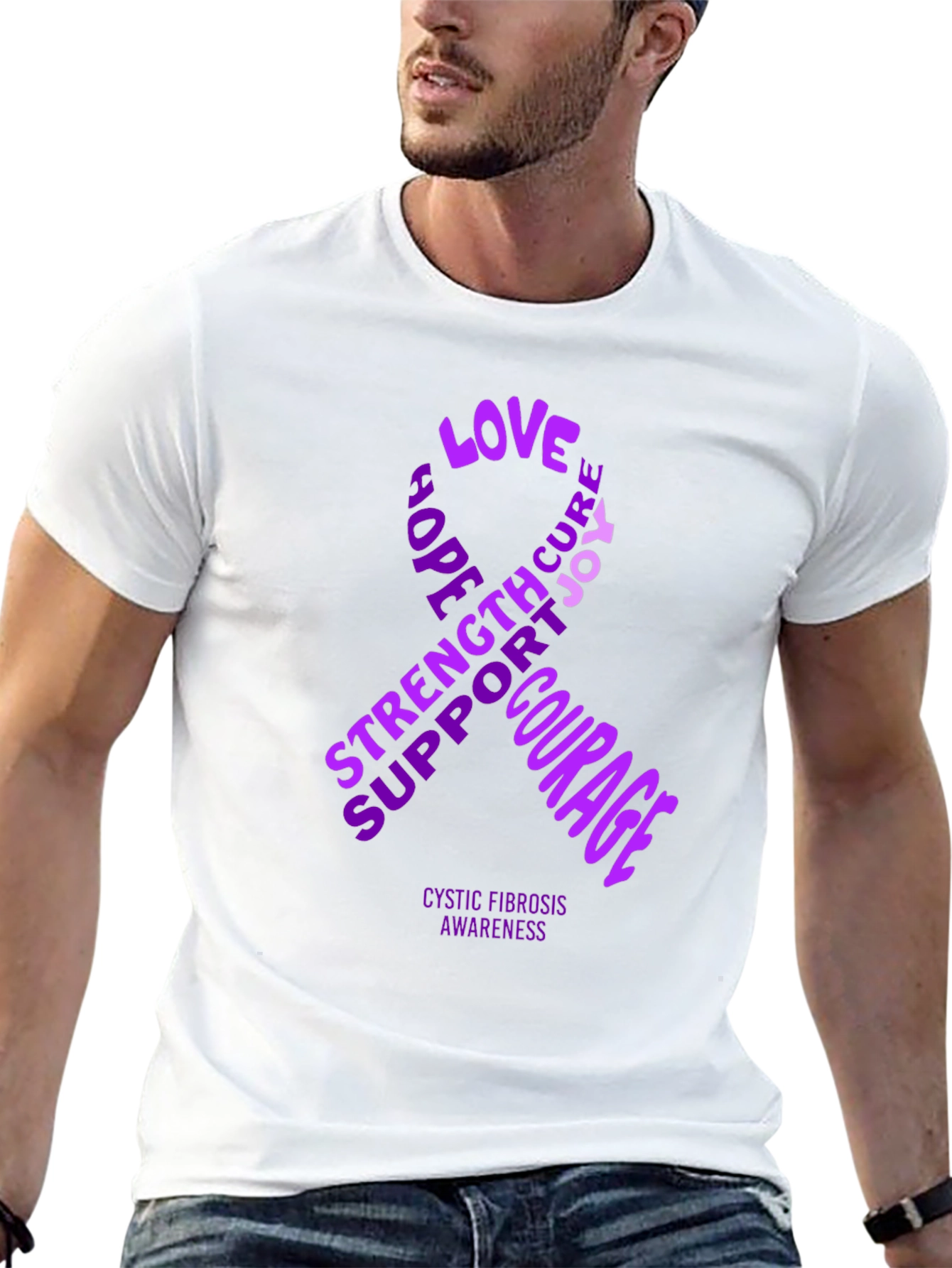 Cystic Fibrosis Awareness Ribbon T-Shirt