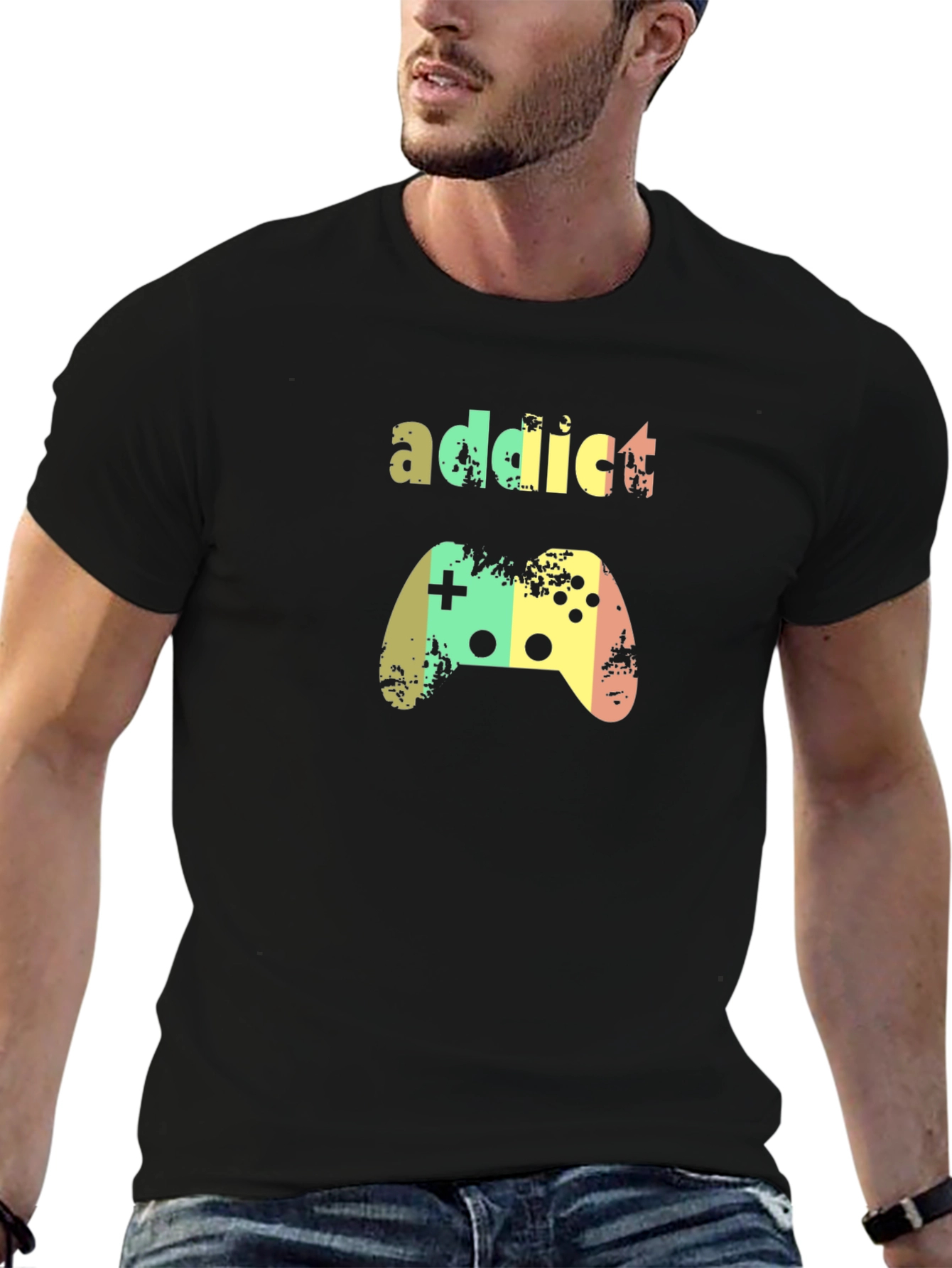 Gaming Addict Black T-Shirt