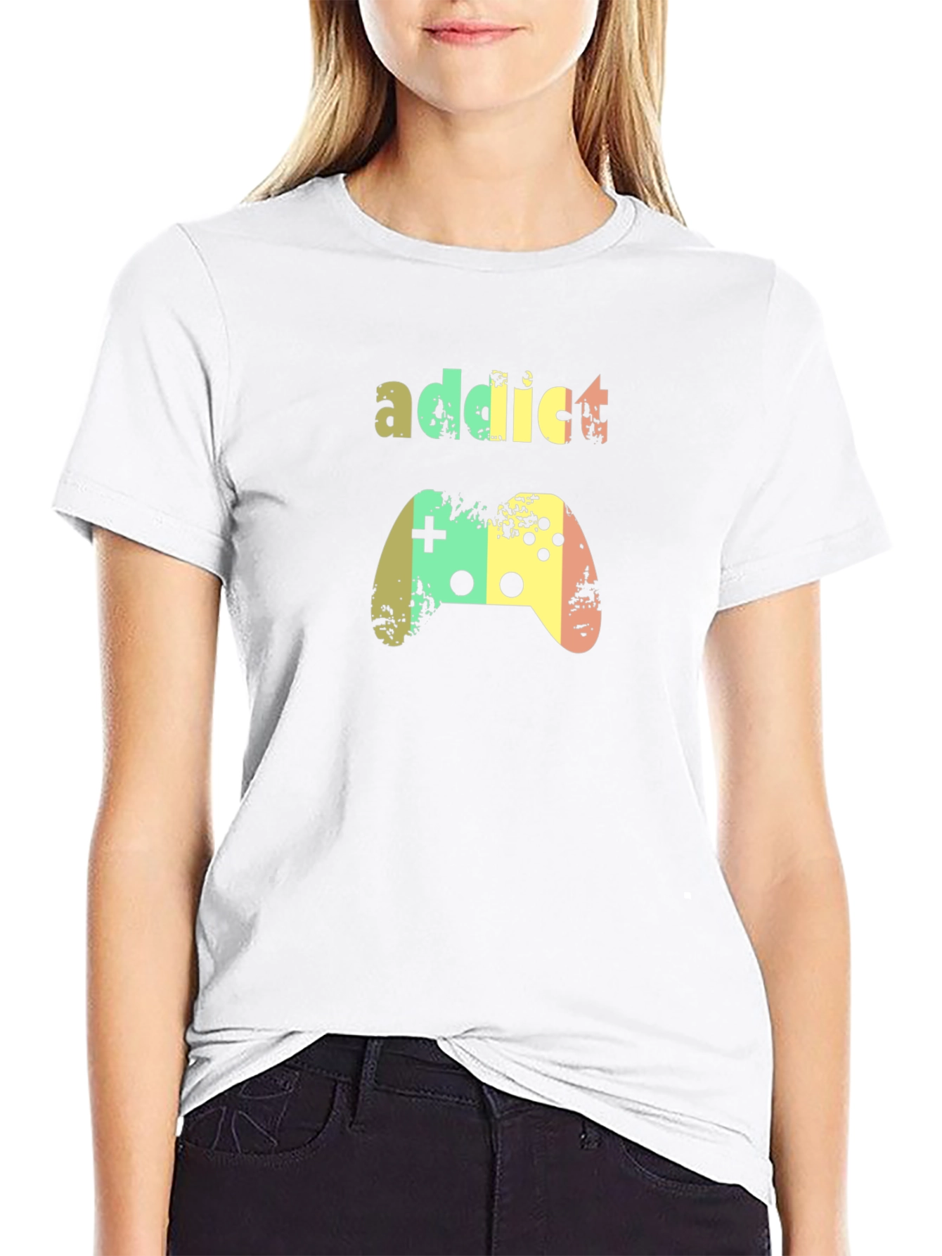 Gaming Addict Black T-Shirt