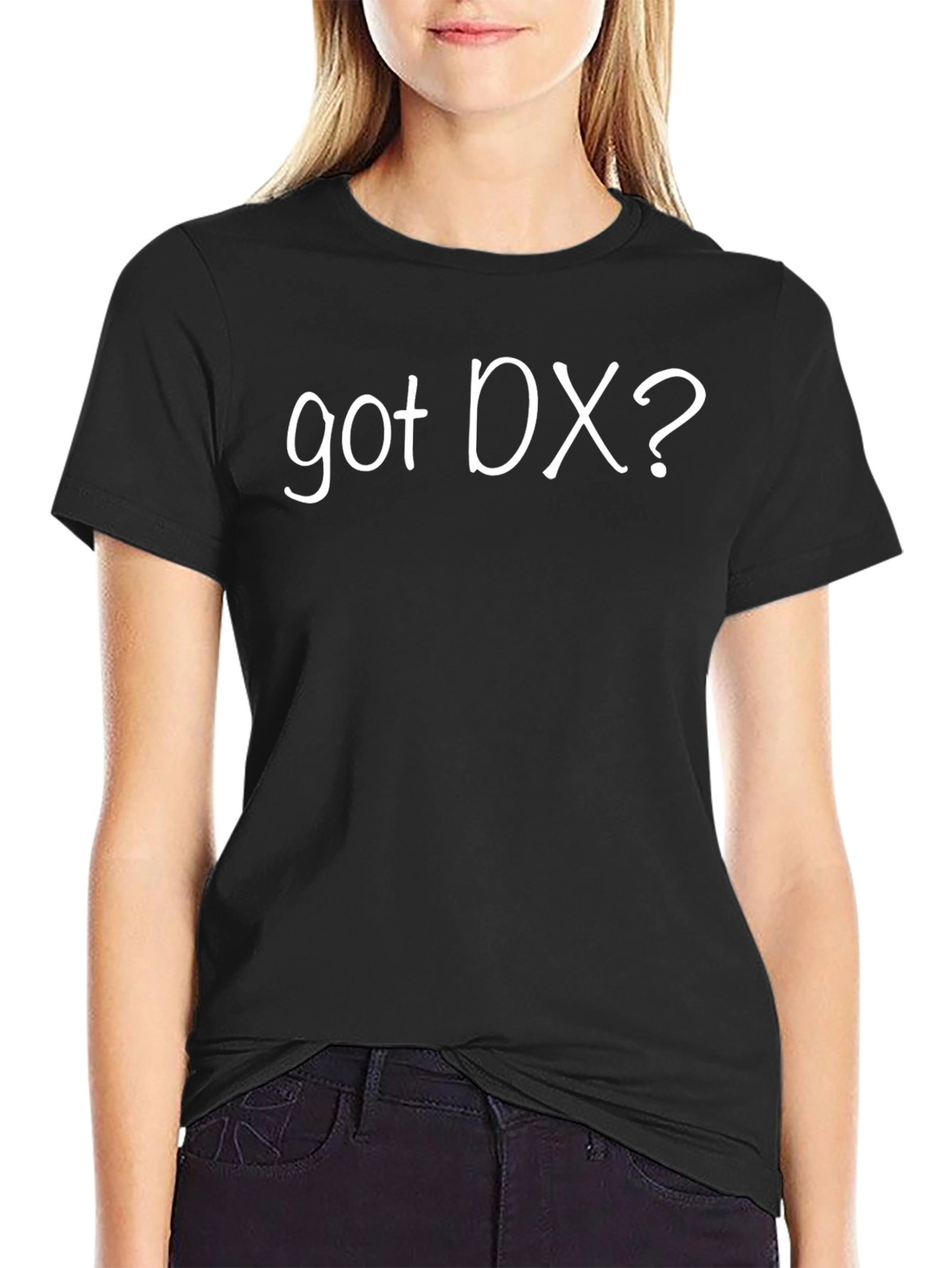 Got DX? Black Casual T-Shirt