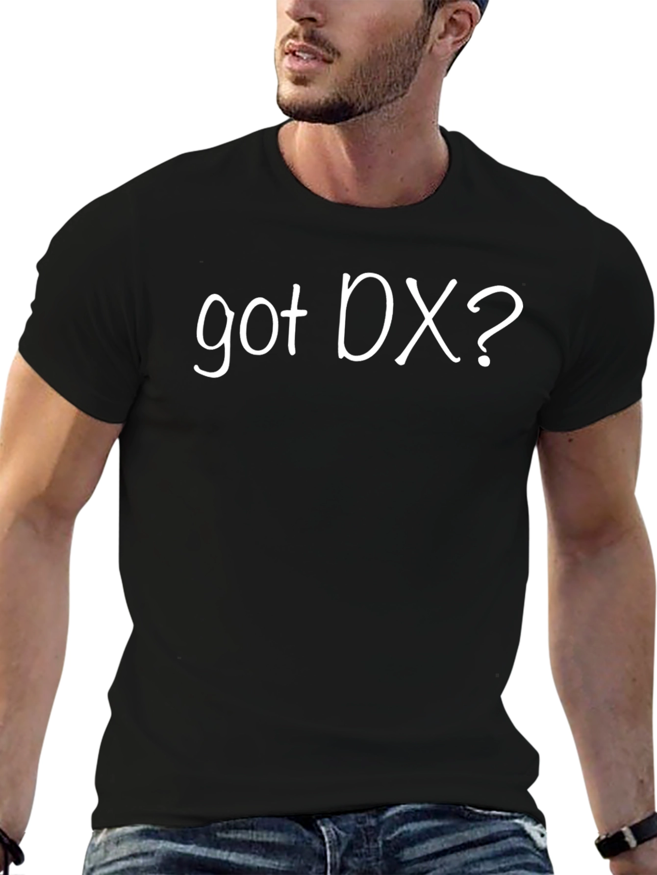 Got DX? Black Casual T-Shirt