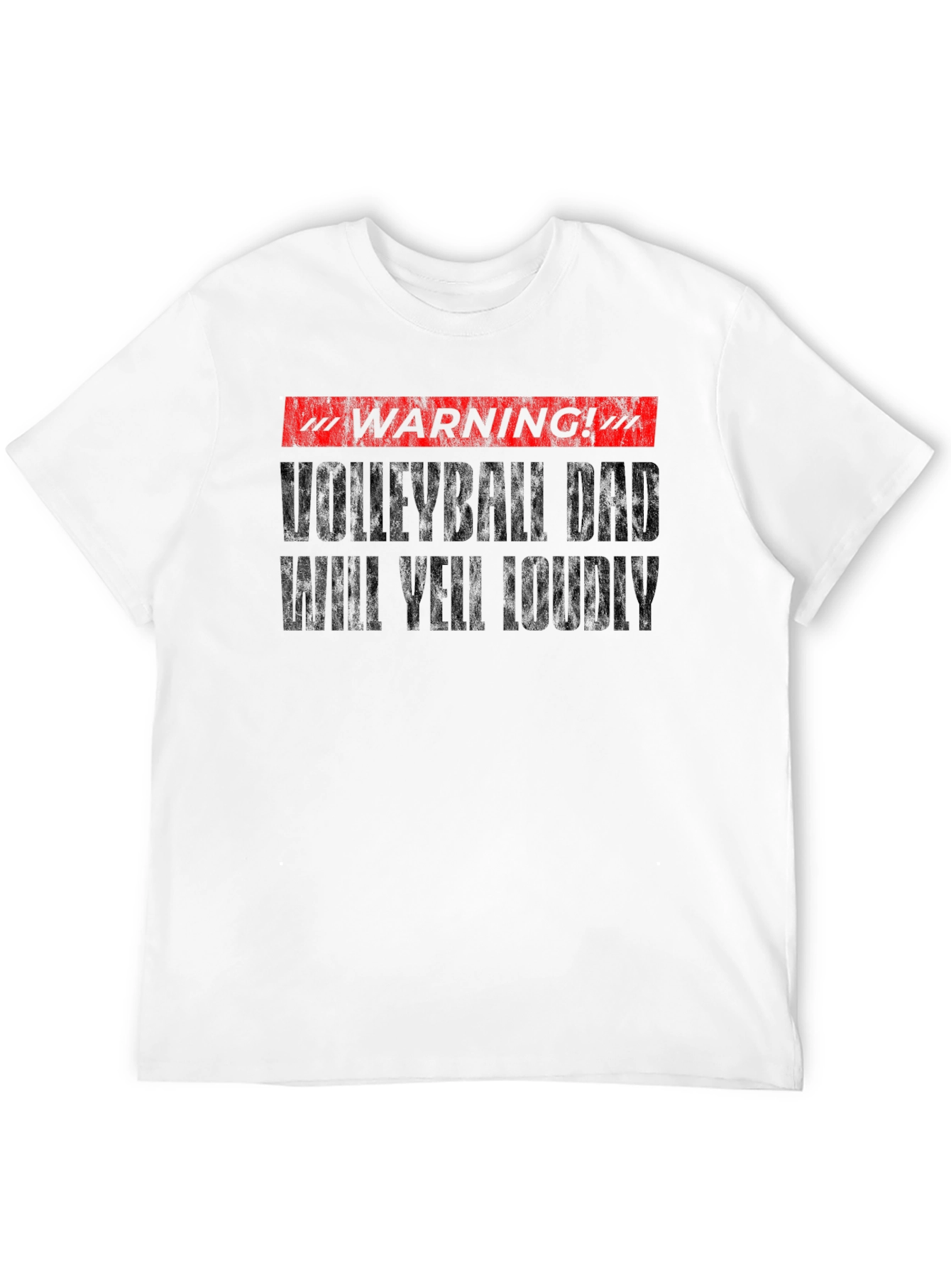 Volleyball Dad Warning Graphic T-Shirt